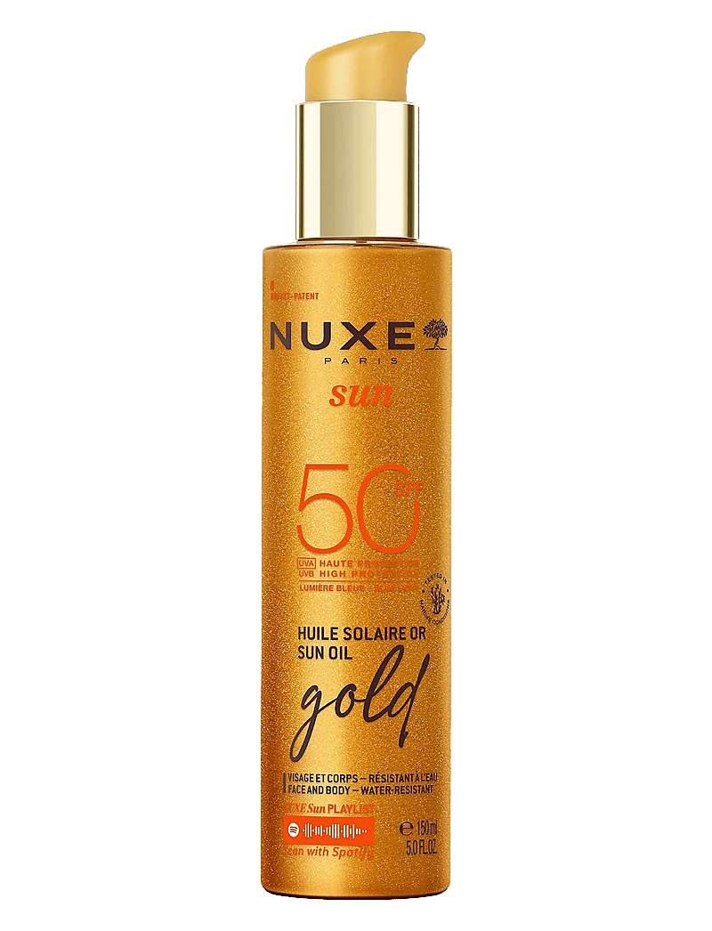 NUXE - SUN TANNING OIL GOLD SPF50 150 ML - för kroppen - clear - 1