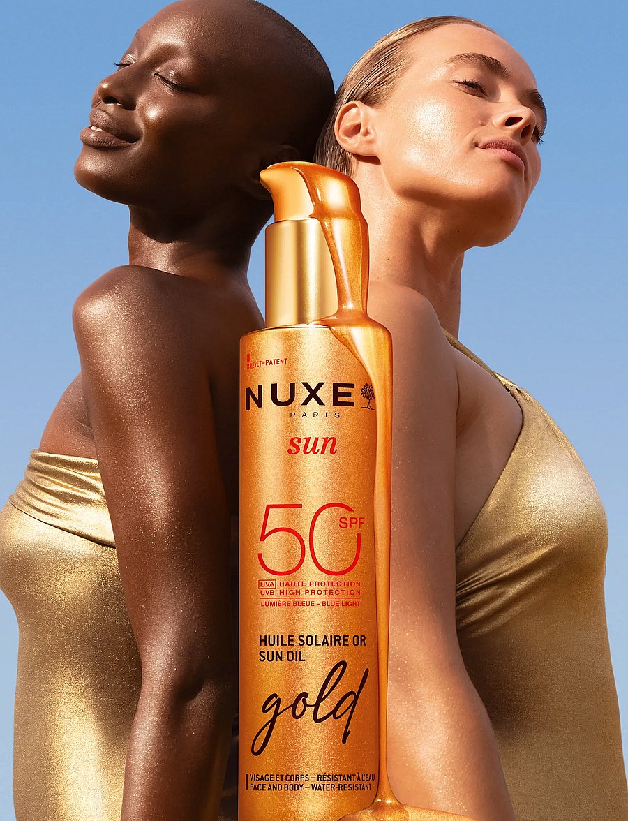 NUXE - SUN TANNING OIL GOLD SPF50 150 ML - til kroppen - clear - 0