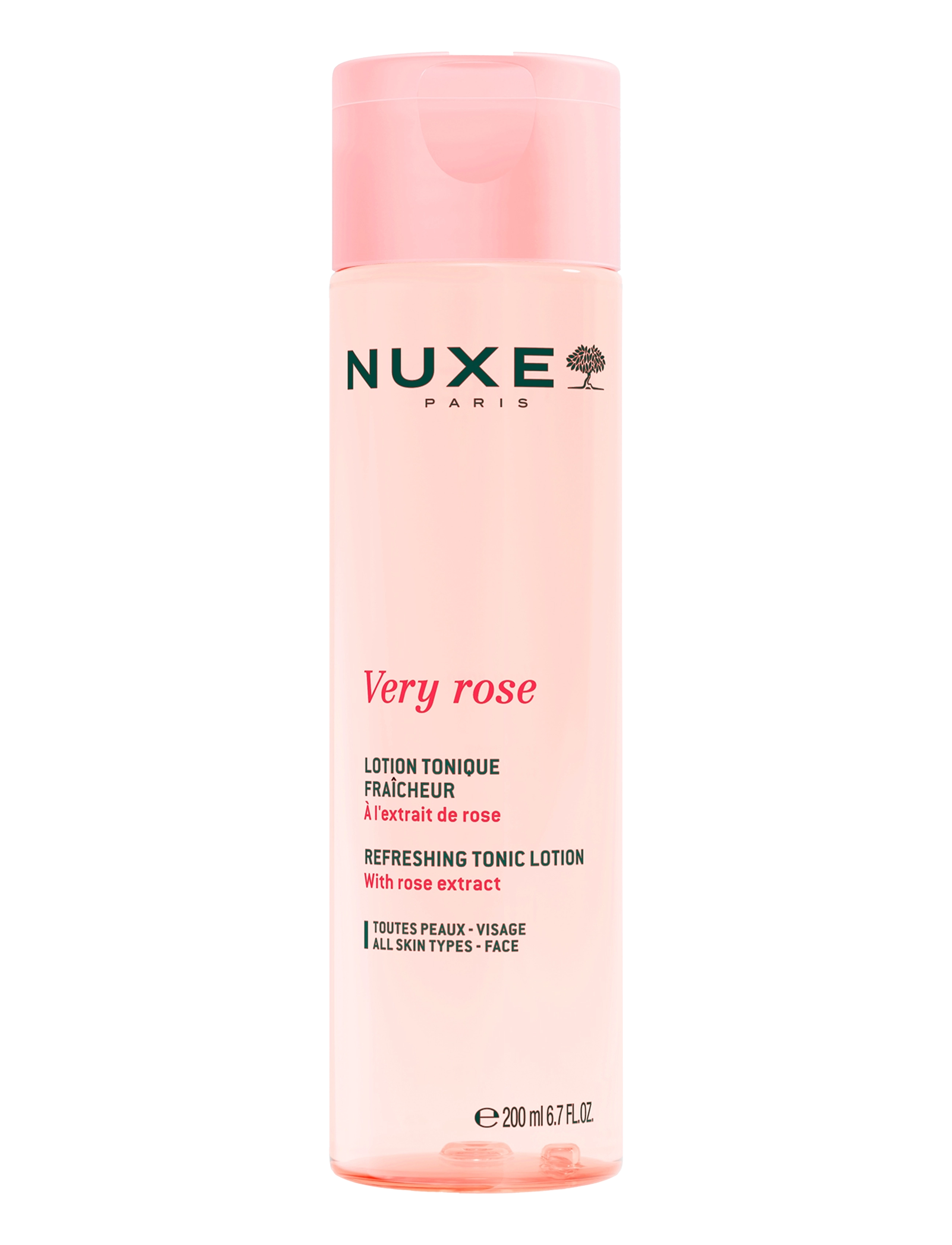 NUXE Refreshing Tonic Lotion, Very Rose , Skummende rensemiddel, Nude, Str: 200 ML