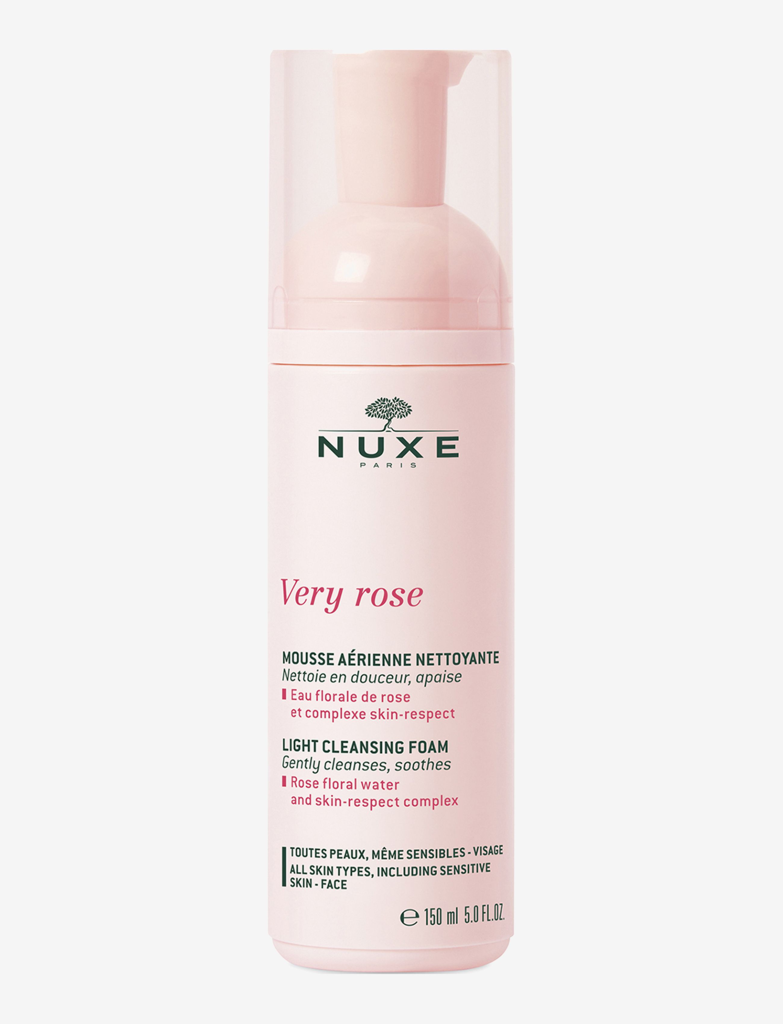 NUXE Cleansing Foam, Very Rose , Skummende rensemiddel, Nude, Str: 150 ML