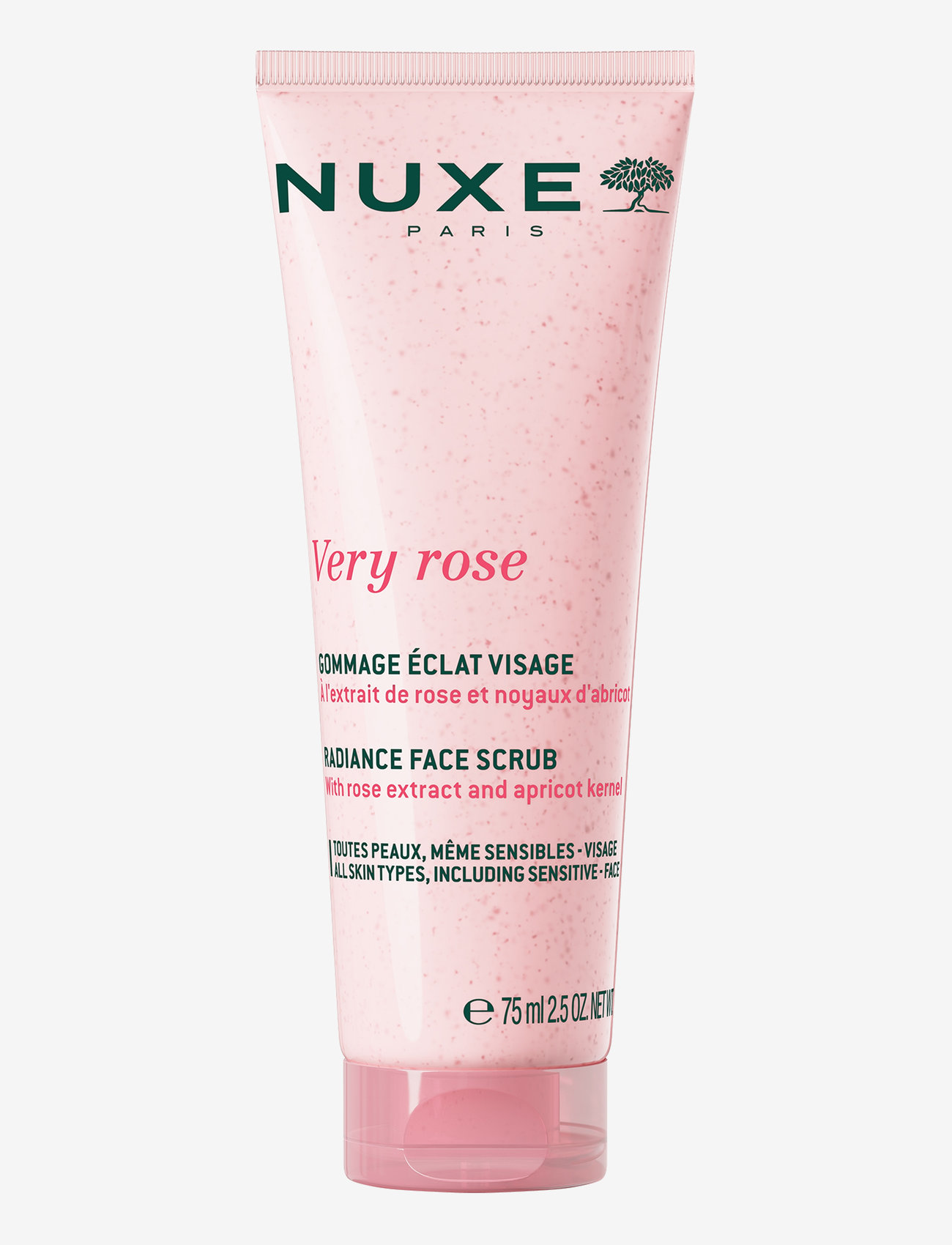 NUXE - VERY ROSE GENTLE FACE SCRUB 75 ML - rengöringsgel - clear - 1