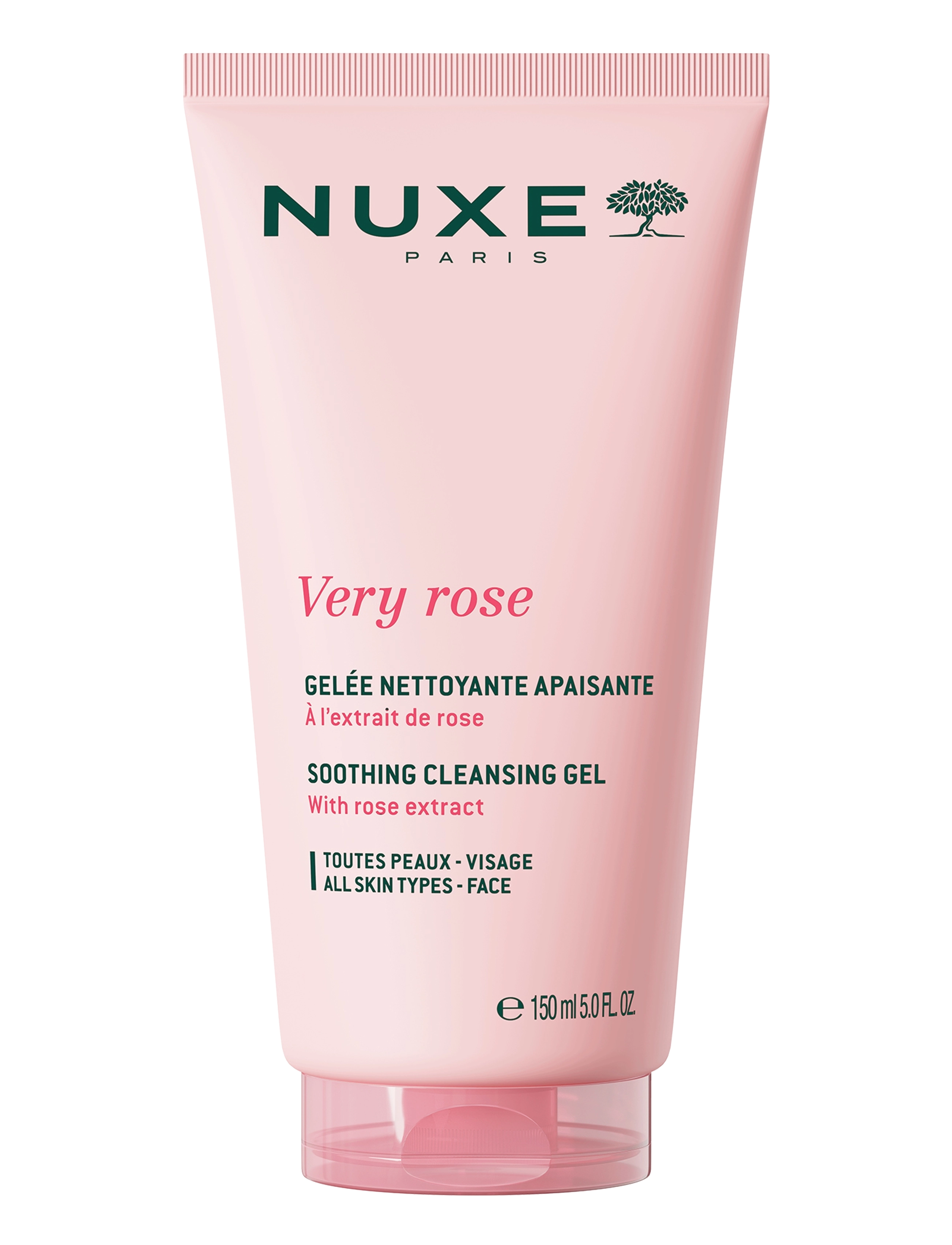NUXE Soothing Cleansing Gel, Very Rose , Ansigtsvask & Rensemiddel, Nude, Str: 150 ML