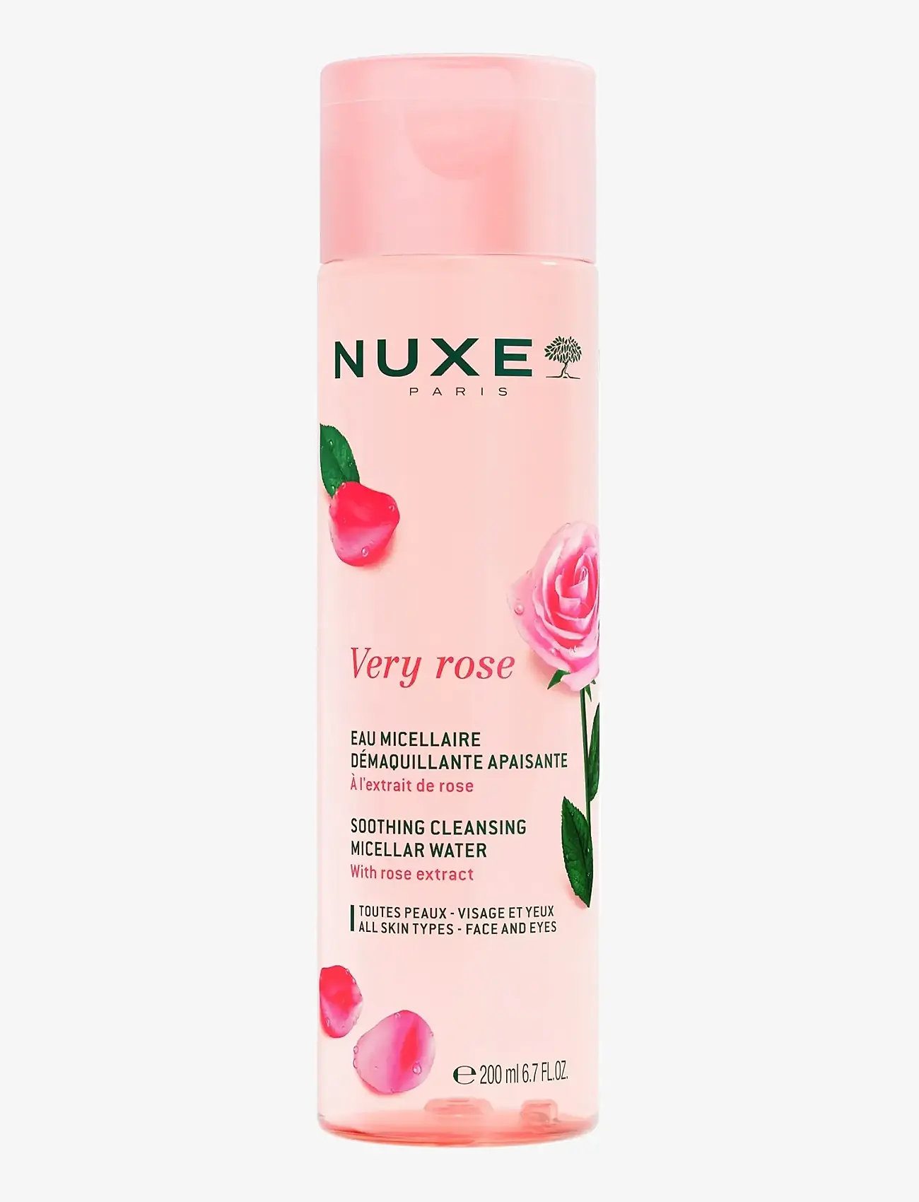 NUXE - VERY ROSE MICELLAR WATER 200 ML - micellärvatten - clear - 1