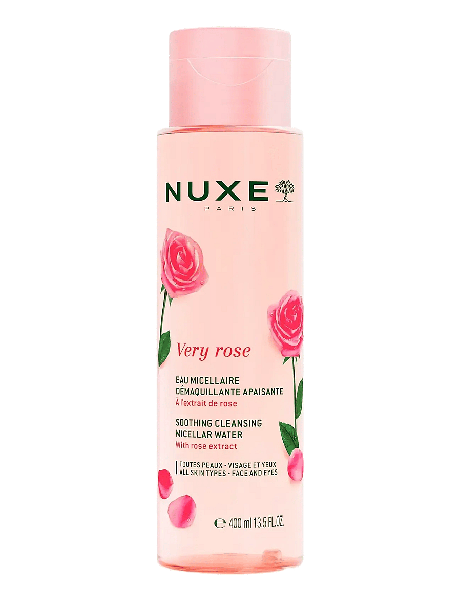 NUXE - VERY ROSE CLEANSING WATER SENSITIVE SKIN 400 ML - Øjenmakeupfjernere - clear - 1