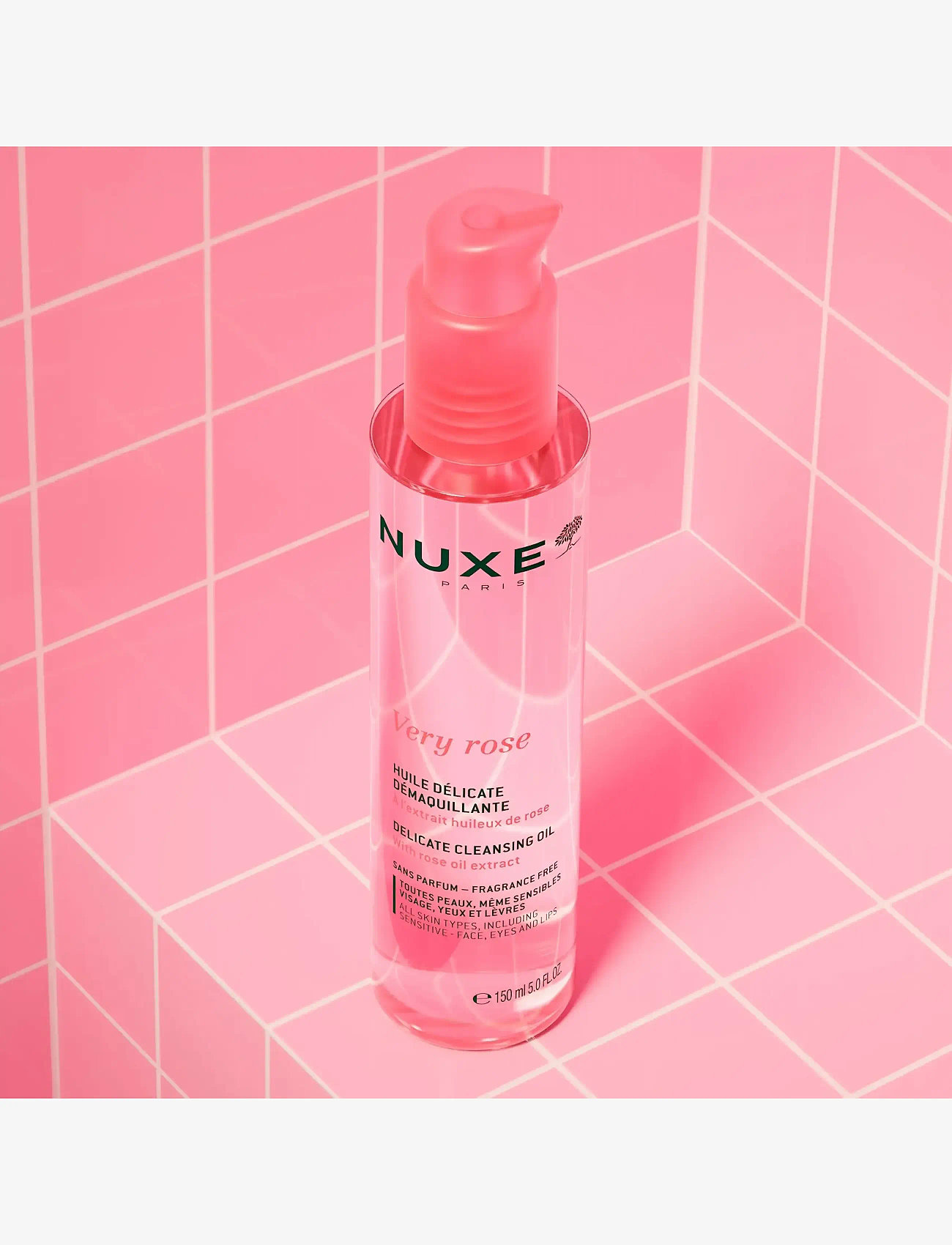NUXE - VERY ROSE CLEANSING OIL 150 ML - cleansing oil - clear - 1