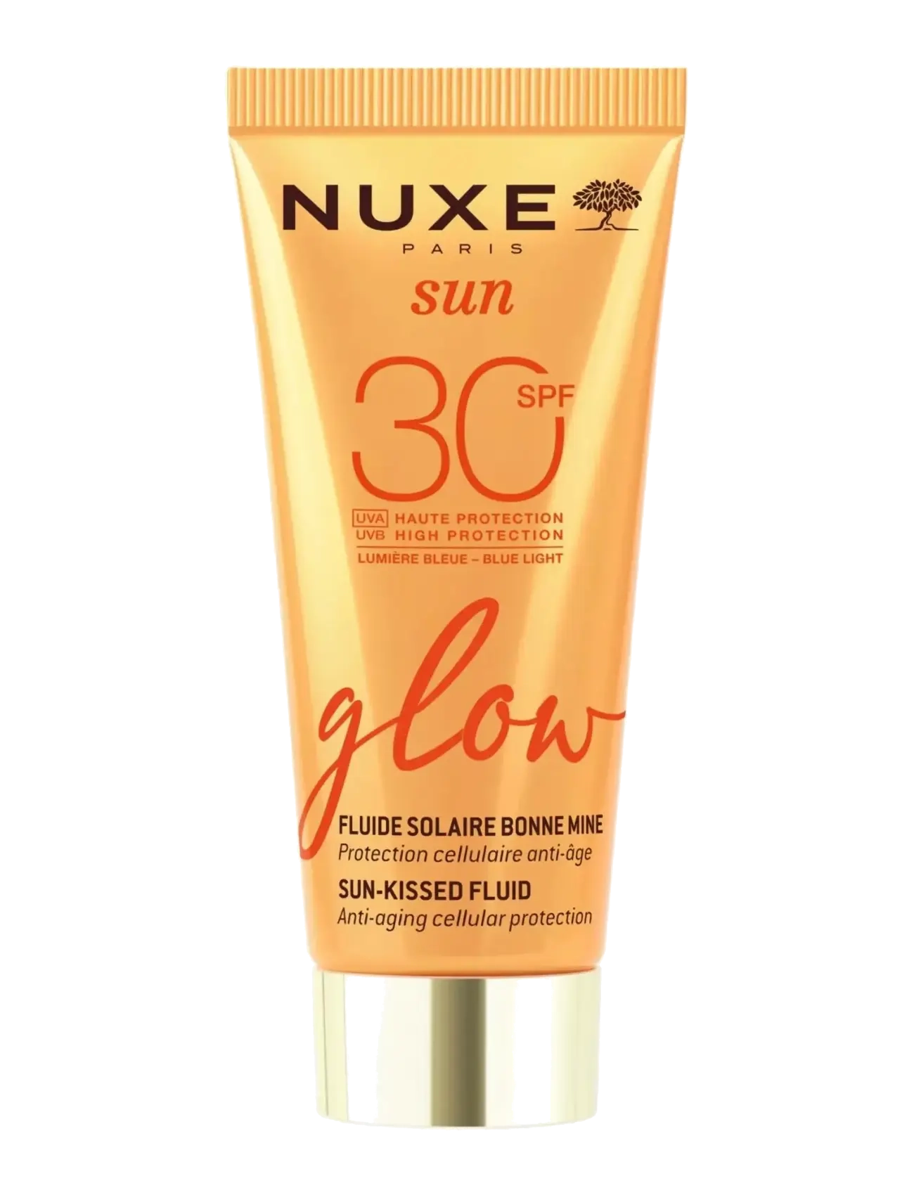 NUXE Sun Fluid Glow Spf30, Nuxe Sun, Ansigt, Nude, Str: 40 ML