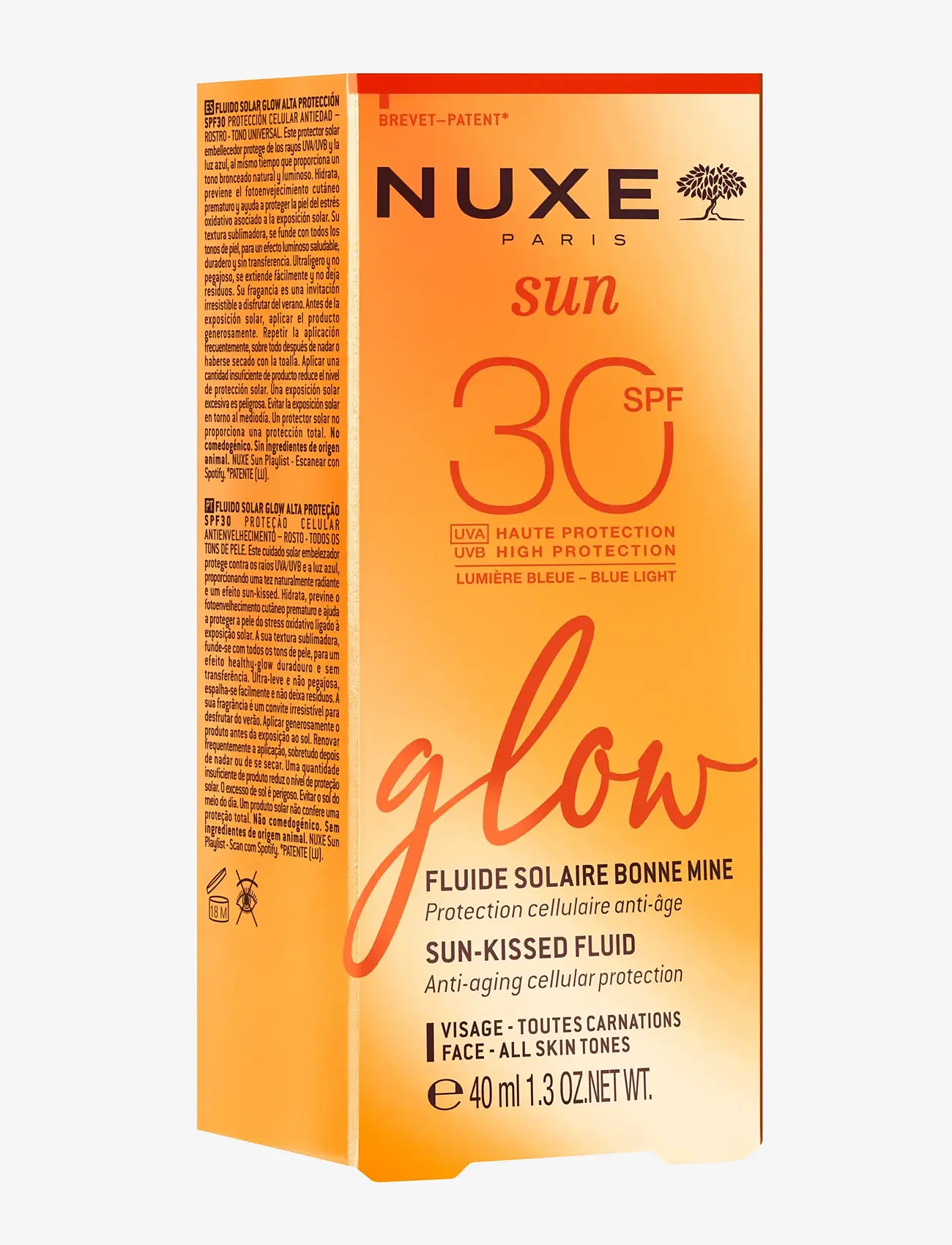 NUXE - Sun Fluid Glow Spf30, Nuxe Sun - för ansiktet - clear - 1