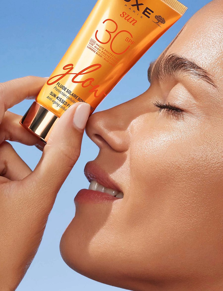 NUXE - Sun Fluid Glow Spf30, Nuxe Sun - för ansiktet - clear - 3