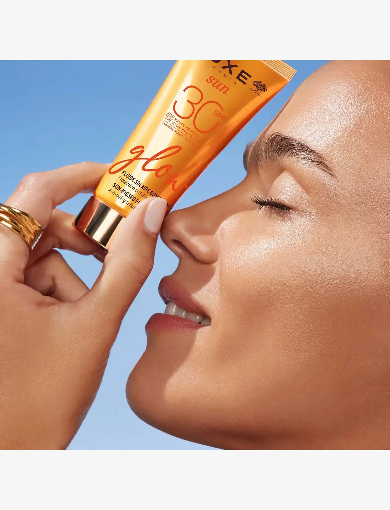 NUXE - Sun Fluid Glow Spf30, Nuxe Sun - för ansiktet - clear - 3