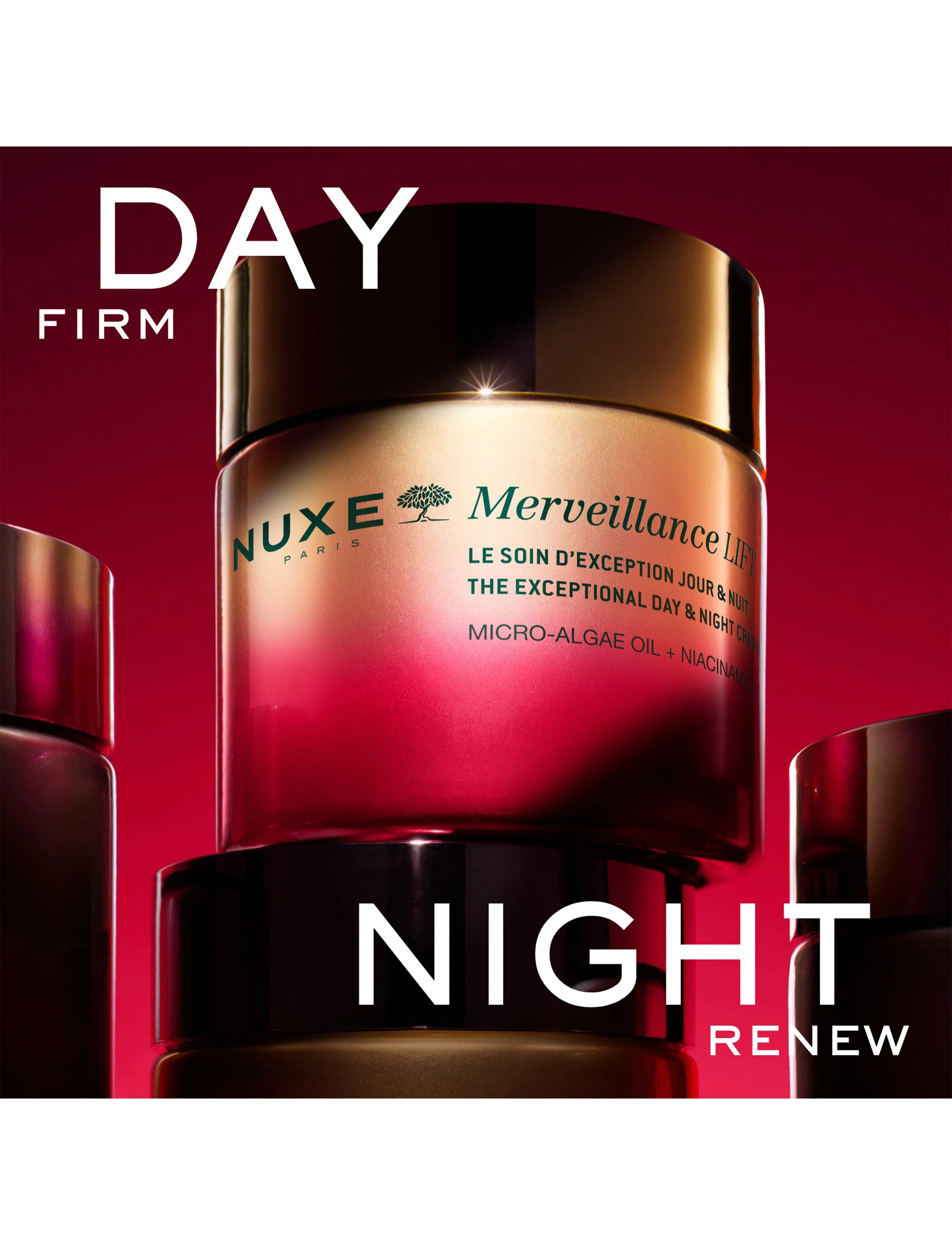 NUXE - MERVEILLANCE LIFT EXCEPTIONAL CREAM 75 ML - dagkräm - clear - 4