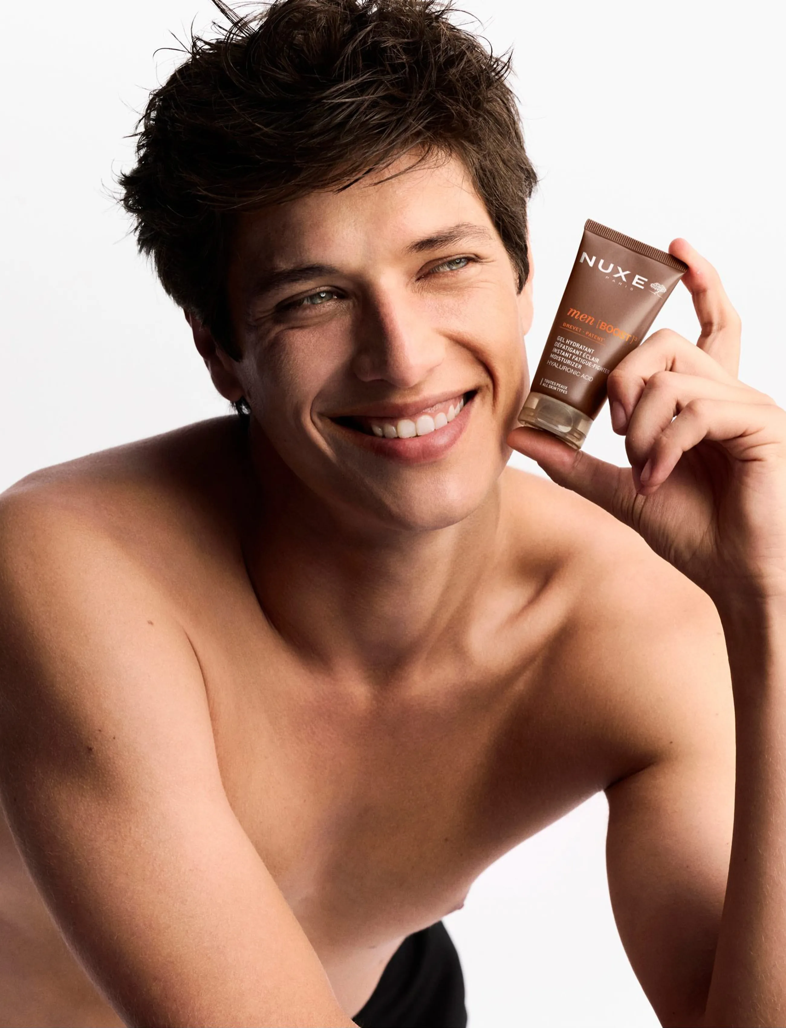 NUXE Moist Gel, Nuxe Men, 50 ml, Brown, Ansigt > Fugtighedscreme, Herre