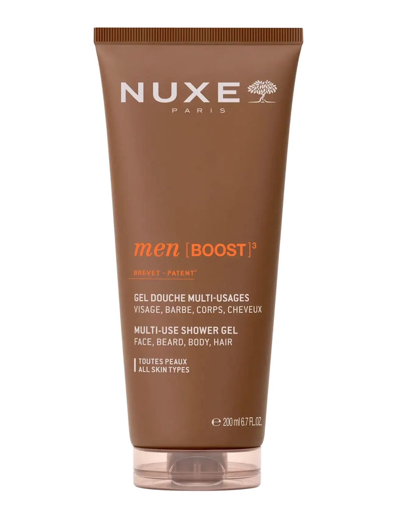 NUXE Multi Shower Gel, Nuxe Men, Badekar og bruser, Nude, Str: 200 ML