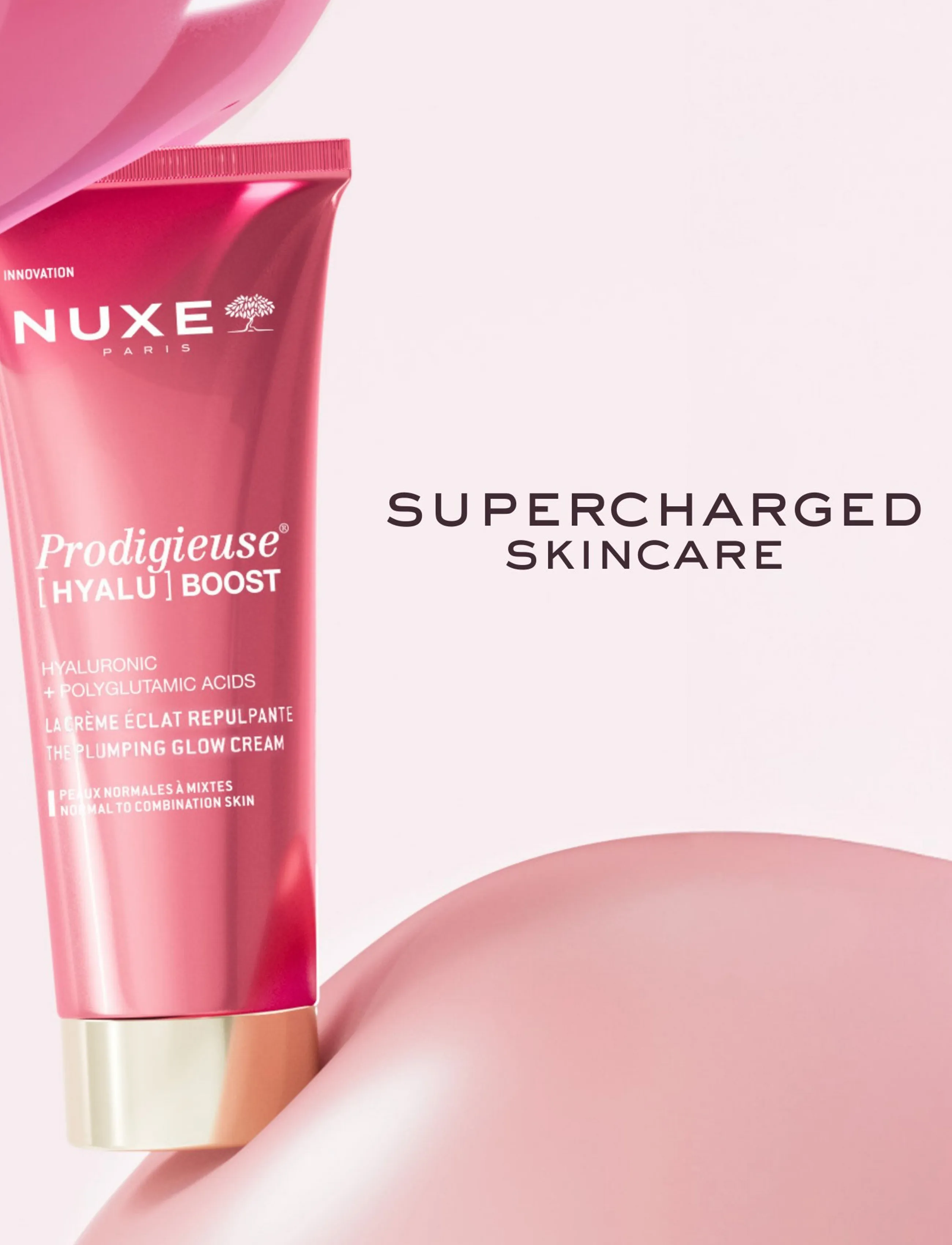NUXE Plumping Glow Cream, Prodigieuse [Hyalu] Boost, 40 ml, Nude, Kropspleje > Cremer & Lotions & Bodybutter, Dame