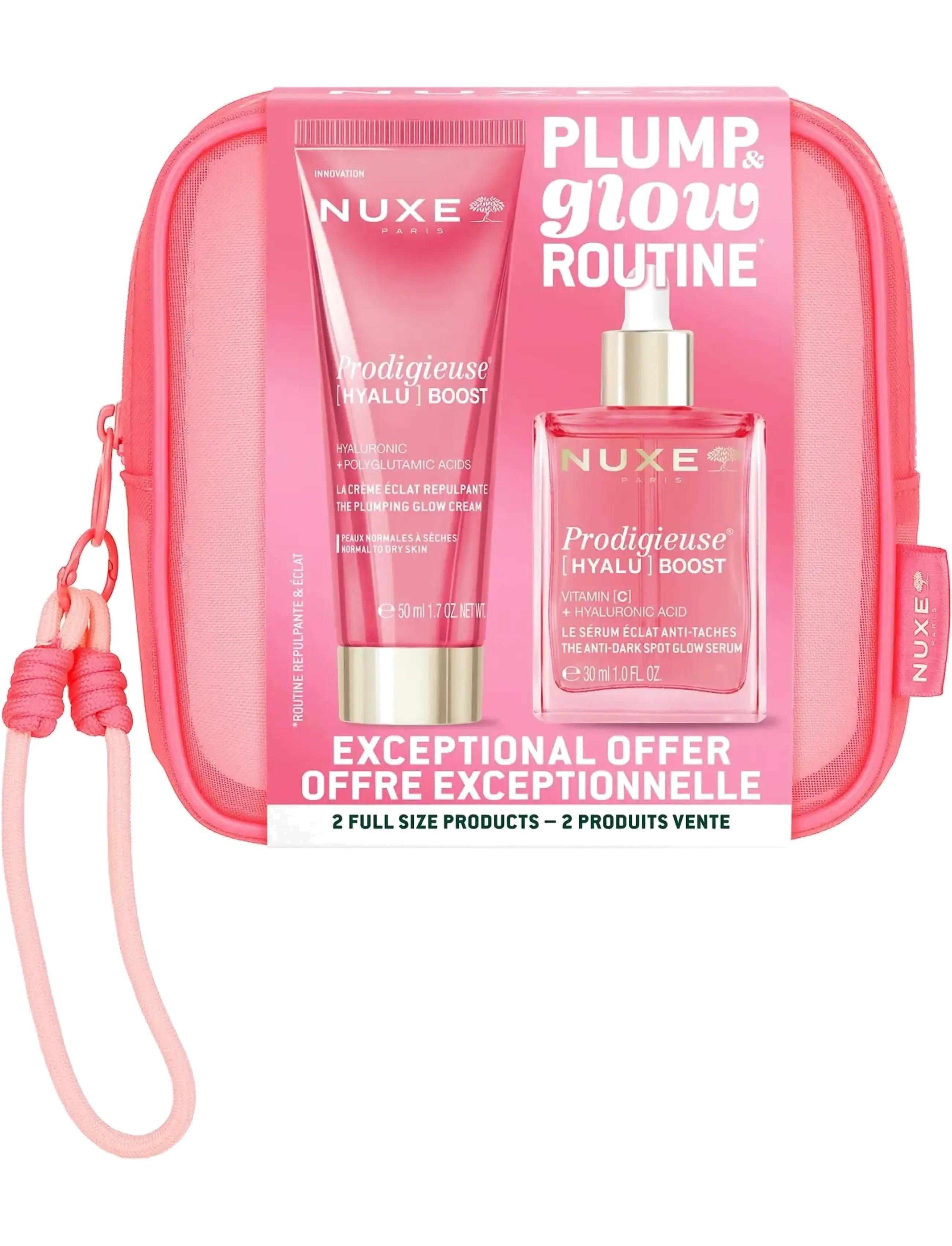 NUXE - PRODIGIEUSE [HYALU] BOOST BEUATY KIT - gåvoset - clear - 4