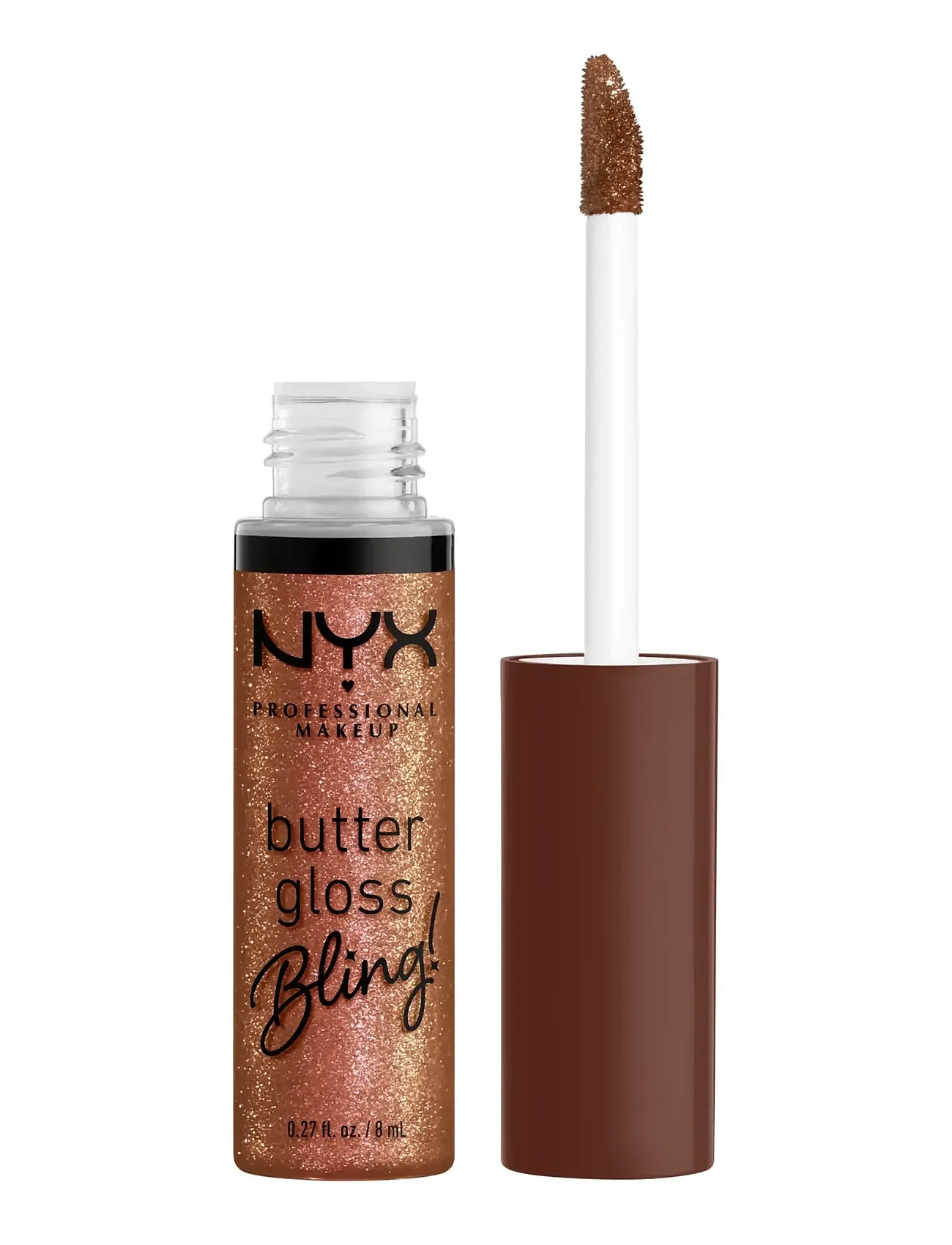 NYX Professional Makeup Nyx Professional Makeup Butter Gloss Bling! Lip Gloss 08 Hustla 8 Ml - Brown - 8 ML