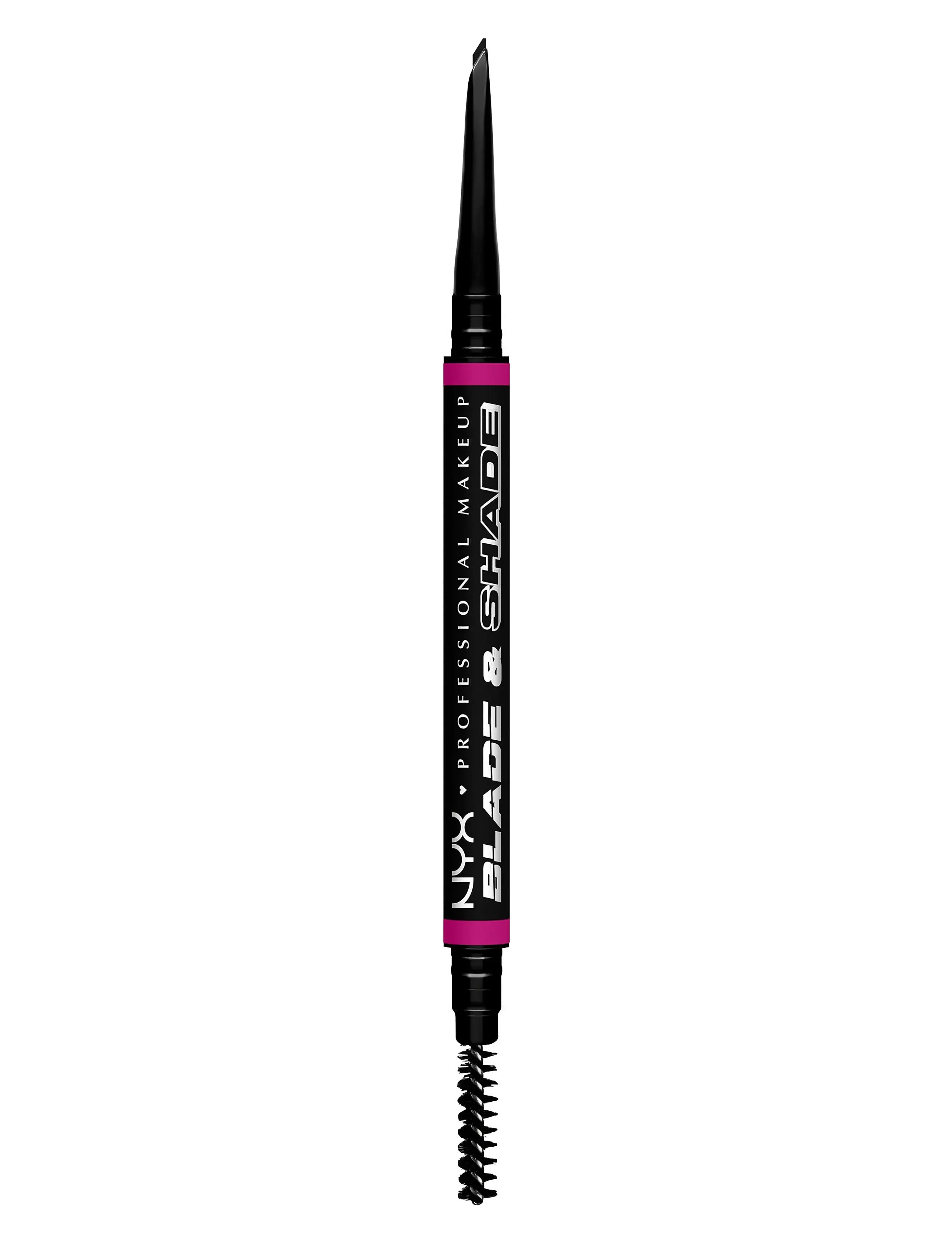 NYX Professional Makeup Nyx Professional Makeup Blade & Shade Brynpenna 07 Ash Brown 0,1 G, 0.06 G, Black, Øjenbryn > Øjenbrynsblyant, Dame
