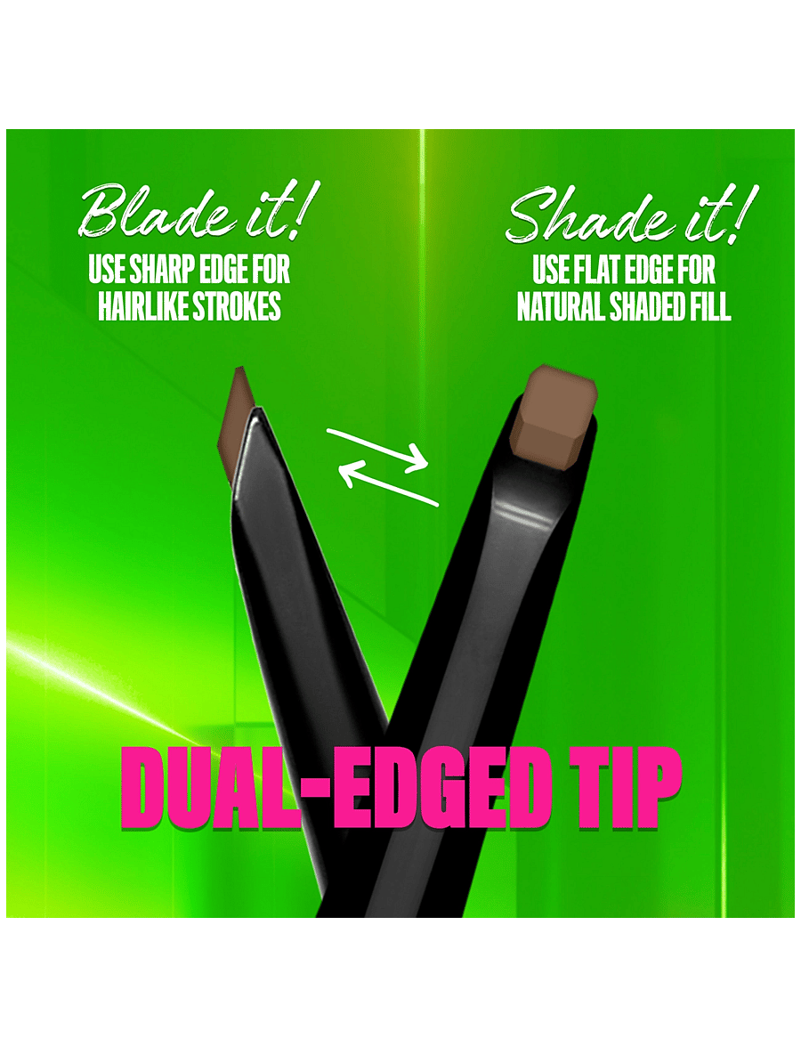 NYX Professional Makeup - NYX Professional Makeup Blade & Shade brynpenna 03 Cool Ash Brown 0,1 g - silmad ja kulmud - black - 1