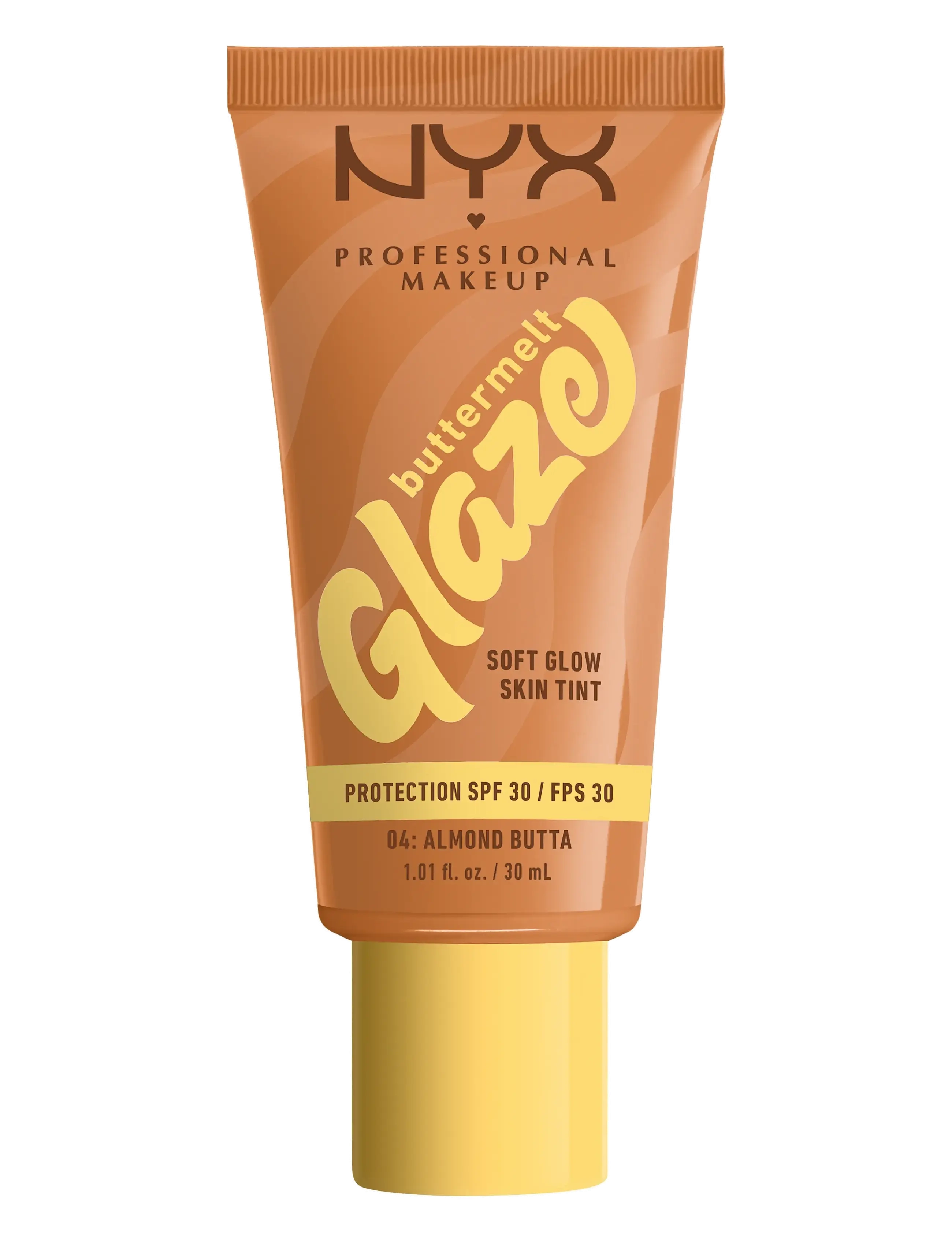 NYX Professional Makeup NYX Professional Makeup Buttermelt Glaze Skin Tint SPF30 foundation 07 Toffee Butta 30 ml - Dagur Einhleypra - ALMOND BUTTA / natural