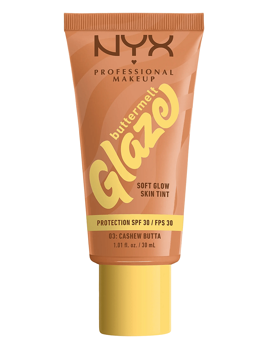 NYX Professional Makeup - NYX Professional Makeup Buttermelt Glaze Skin Tint SPF30 foundation 01 Whipped Butta 30 ml - makeup - cashew butta - 0