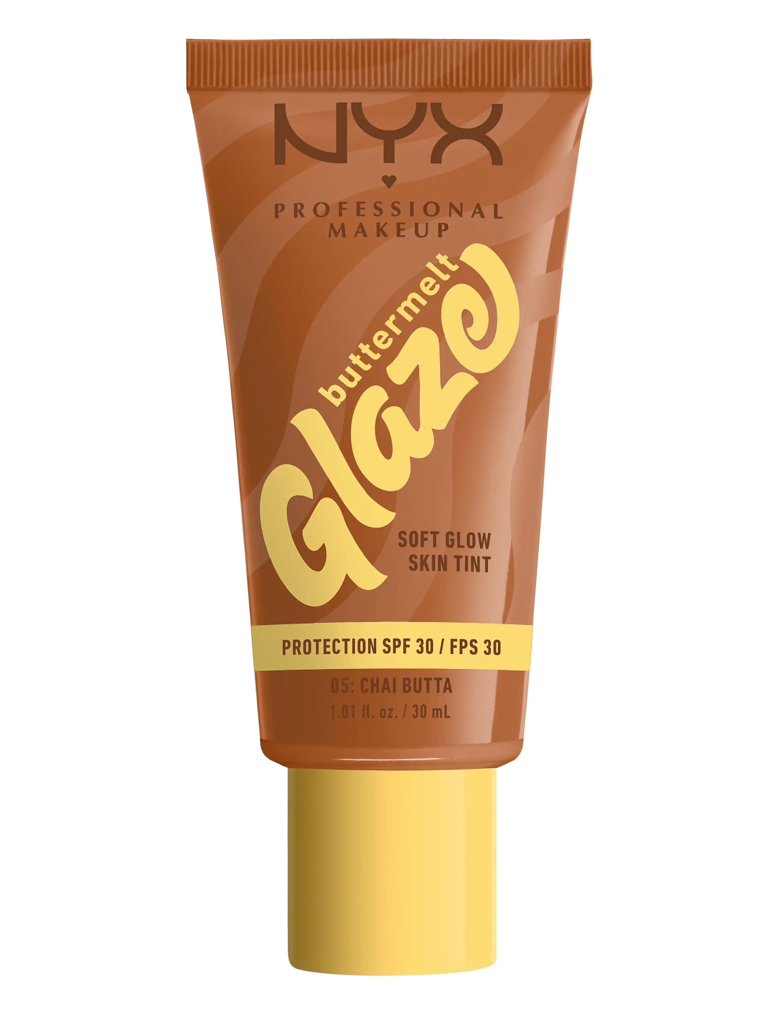 NYX Professional Makeup NYX Professional Makeup Buttermelt Glaze Skin Tint SPF30 foundation 04 Almond Butta 30 ml - NYX PROFESSIONAL MAKEUP - CHAI BUTTA / brown