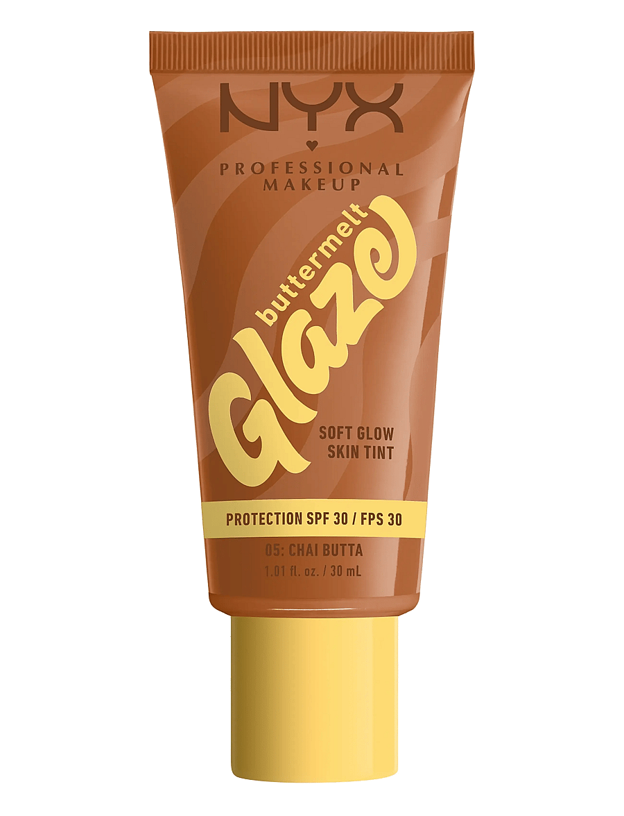 NYX Professional Makeup - NYX Professional Makeup Buttermelt Glaze Skin Tint SPF30 foundation 01 Whipped Butta 30 ml - makeup - chai butta - 0