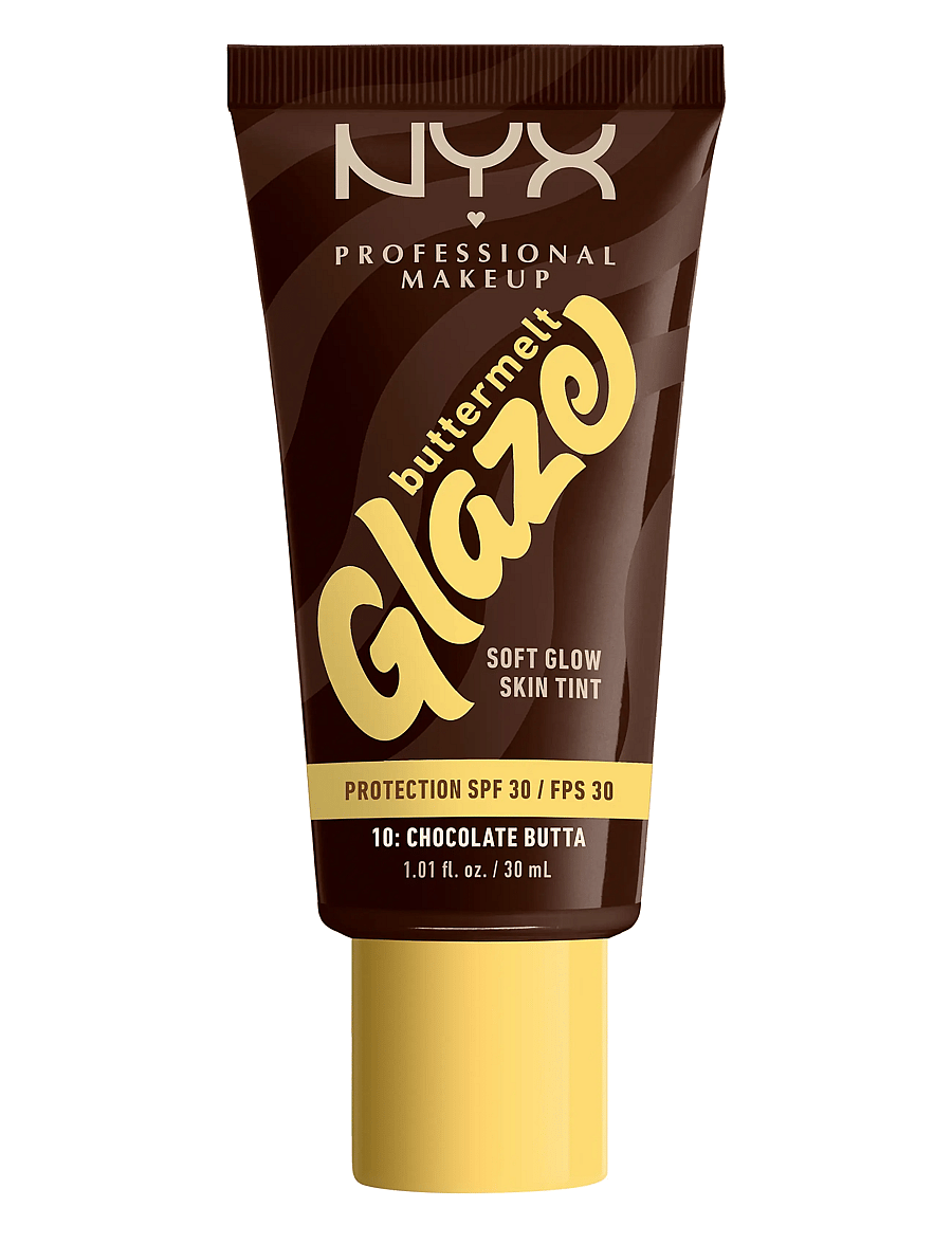 NYX Professional Makeup - NYX Professional Makeup Buttermelt Glaze Skin Tint SPF30 foundation 01 Whipped Butta 30 ml - makeup - chocolate butta - 0