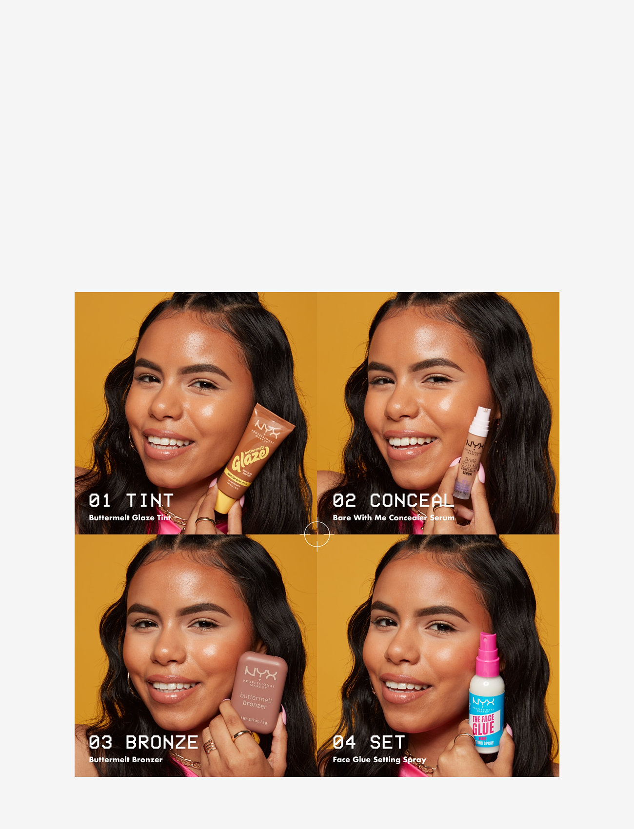 NYX Professional Makeup - NYX Professional Makeup Buttermelt Glaze Skin Tint SPF30 foundation 09 Hazelnut Butta 30 ml - makeup - chocolate butta - 2