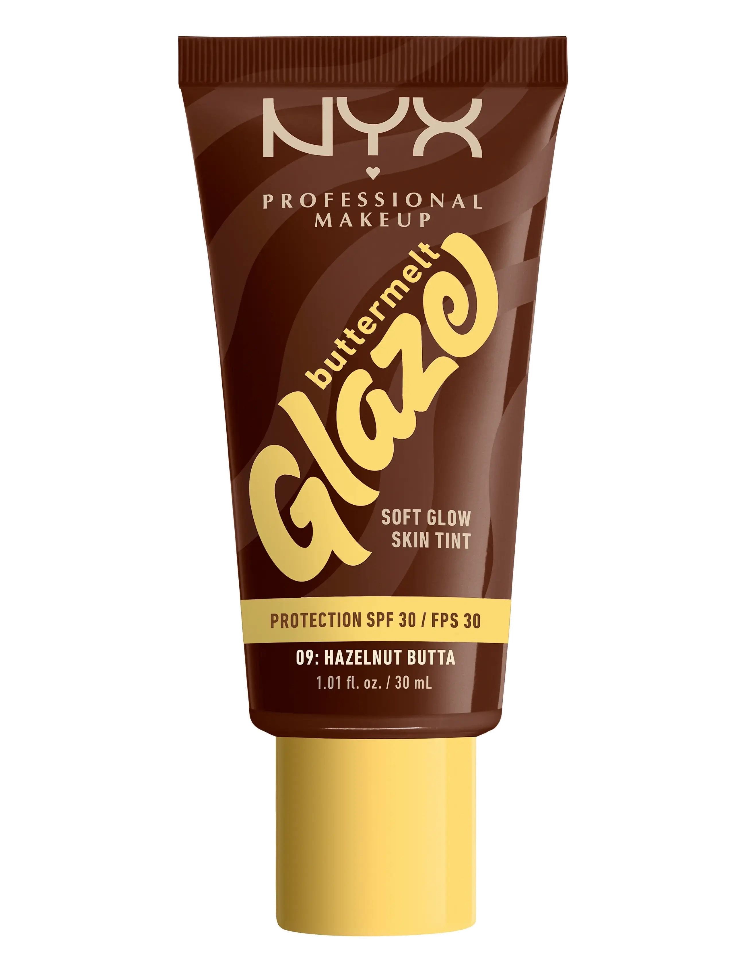 NYX Professional Makeup NYX Professional Makeup Buttermelt Glaze Skin Tint SPF30 foundation 04 Almond Butta 30 ml - NYX PROFESSIONAL MAKEUP - HAZELNUT BUTTA / brown