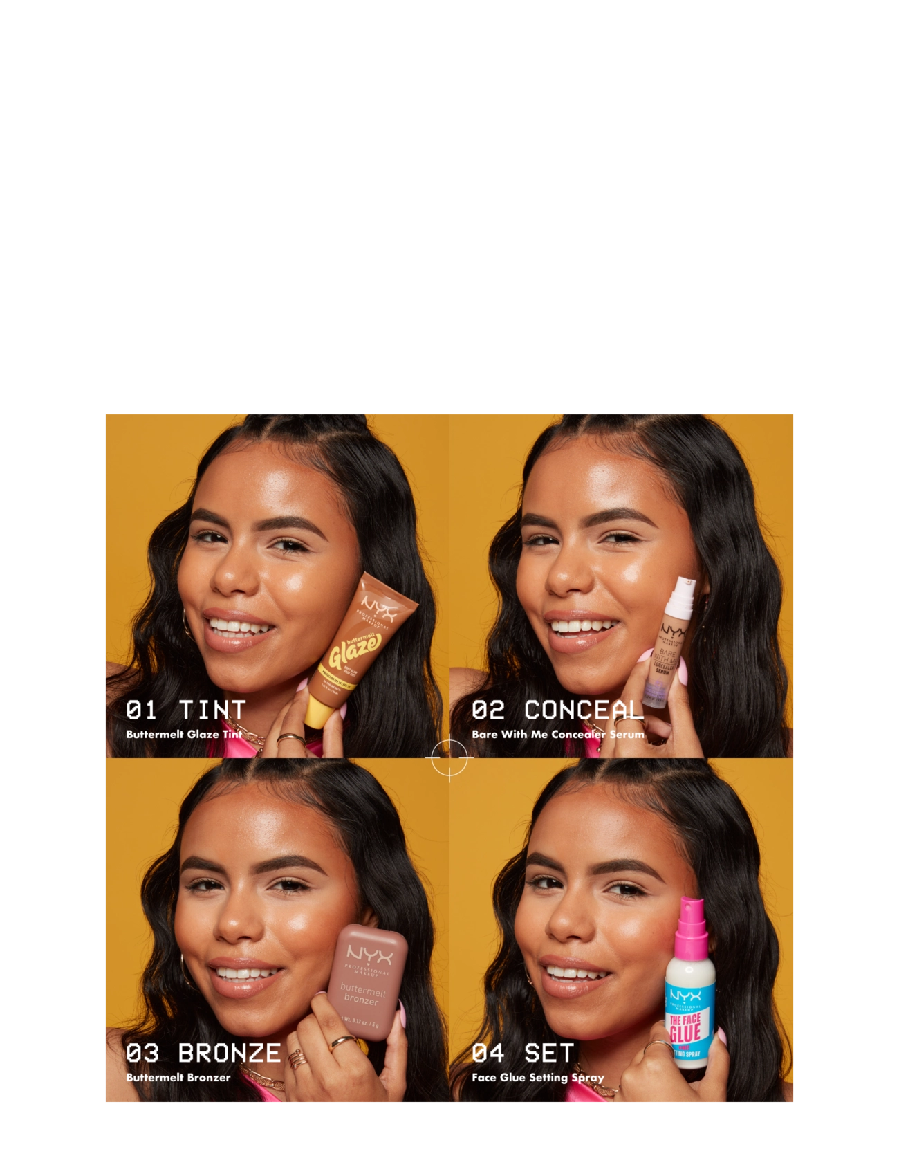 NYX Professional Makeup - NYX Professional Makeup Buttermelt Glaze Skin Tint SPF30 foundation 08 Nutmeg Butta 30 ml - makeup - hazelnut butta - 2