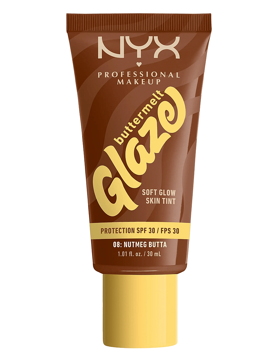 NYX Professional Makeup - NYX Professional Makeup Buttermelt Glaze Skin Tint SPF30 foundation 01 Whipped Butta 30 ml - makeup - nutmeg butta - 0