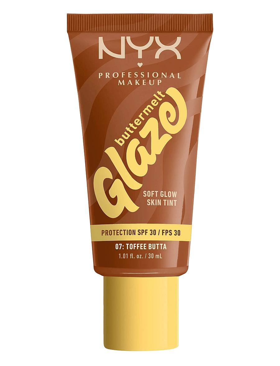 NYX Professional Makeup - NYX Professional Makeup Buttermelt Glaze Skin Tint SPF30 foundation 01 Whipped Butta 30 ml - makeup - toffee butta - 0