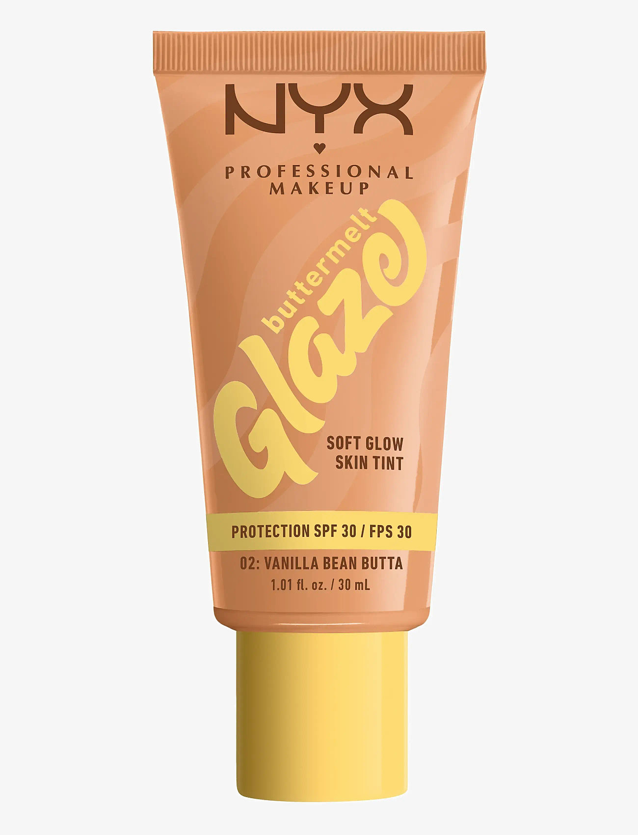 NYX Professional Makeup - NYX Professional Makeup Buttermelt Glaze Skin Tint SPF30 foundation 01 Whipped Butta 30 ml - makeup - vanilla bean butta - 0