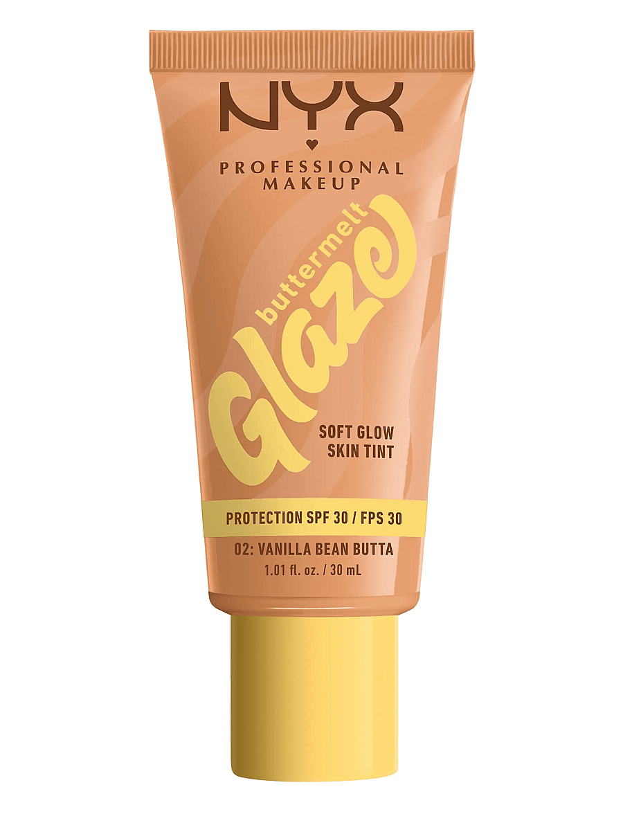 NYX Professional Makeup - NYX Professional Makeup Buttermelt Glaze Skin Tint SPF30 foundation 08 Nutmeg Butta 30 ml - vanilla bean butta - 0