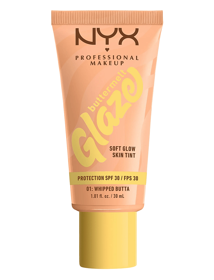 NYX Professional Makeup - NYX Professional Makeup Buttermelt Glaze Skin Tint SPF30 foundation 01 Whipped Butta 30 ml - makeup - whipped butta - 0