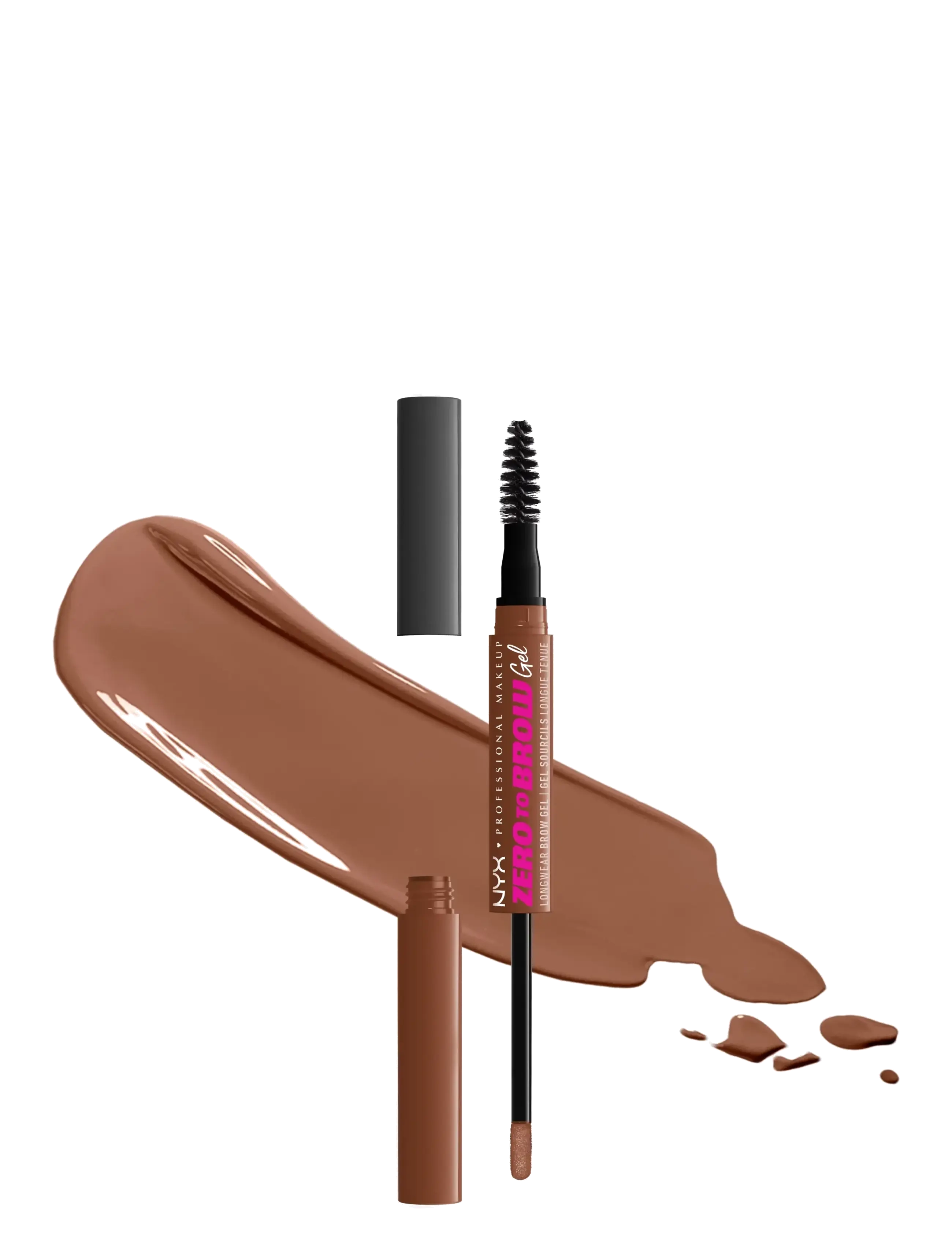 NYX Professional Makeup - NYX Professional Makeup Zero To Brow Longwear Brow Gel 04 Auburn 2 ml - auburn - 1