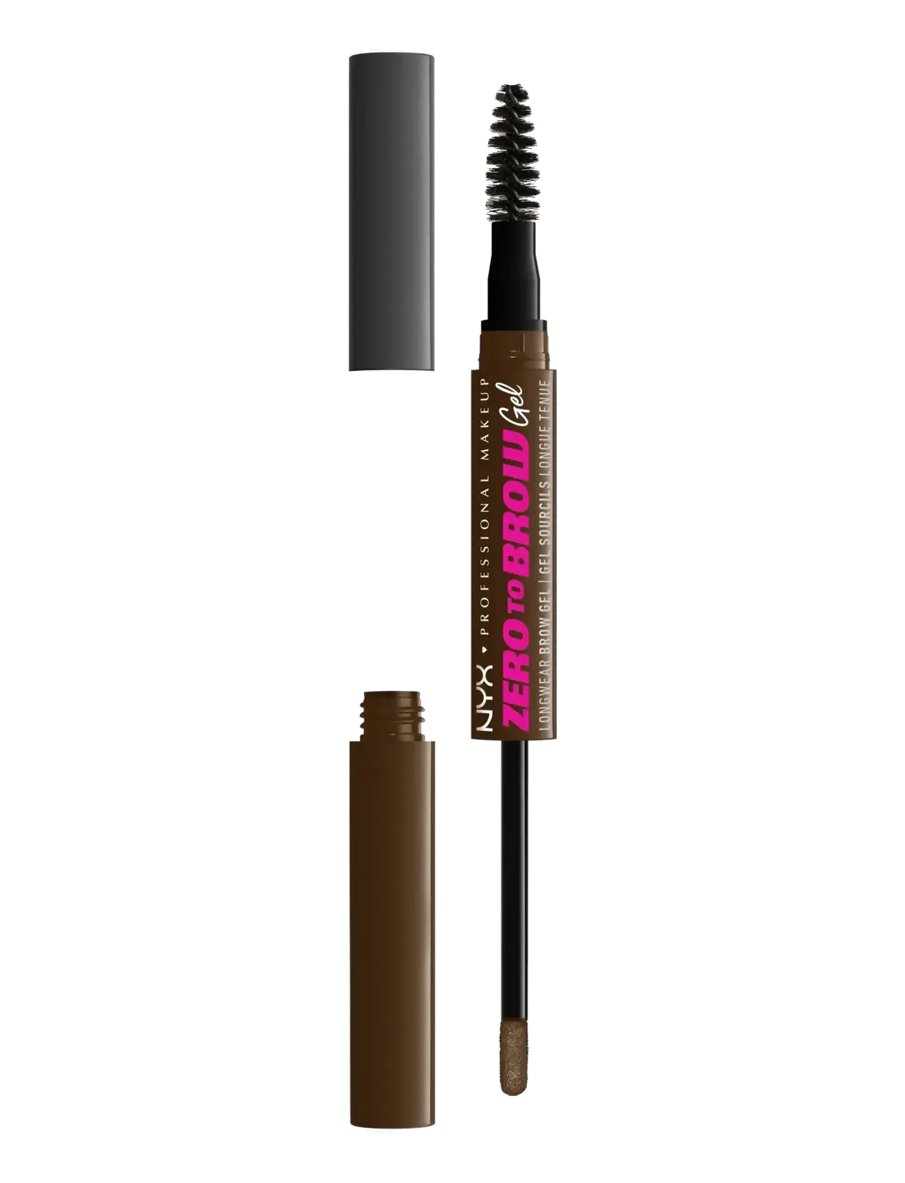 NYX Professional Makeup - NYX Professional Makeup Zero To Brow Longwear Brow Gel 06 Chocolate 2 ml - chocolate - 2