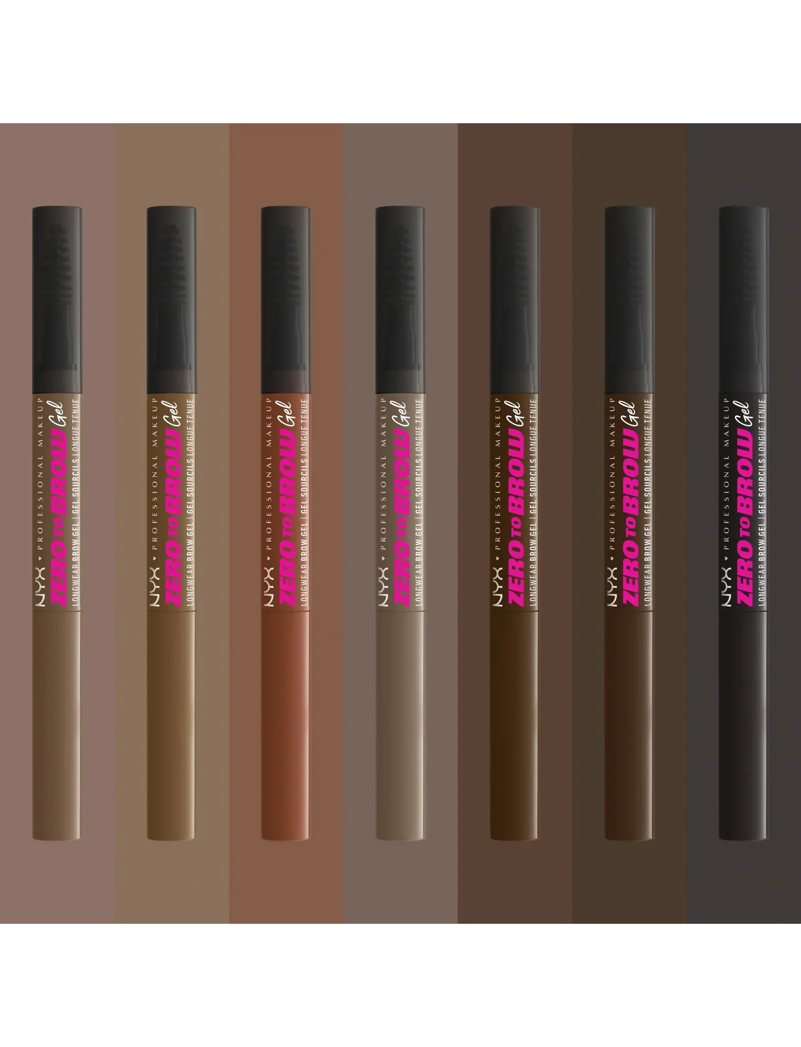 NYX Professional Makeup - NYX Professional Makeup Zero To Brow Longwear Brow Gel 02 Ash Blonde 2 ml - ash blonde - 4