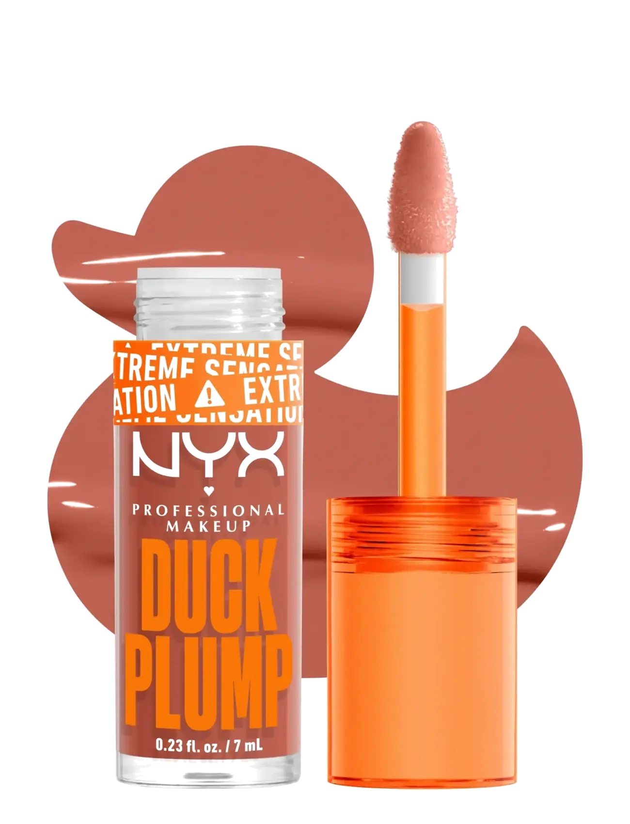 NYX Professional Makeup - NYX Professional Makeup Duck Plump Lip Gloss 04 Apri-Caught 7 ml - apri-caught - 1