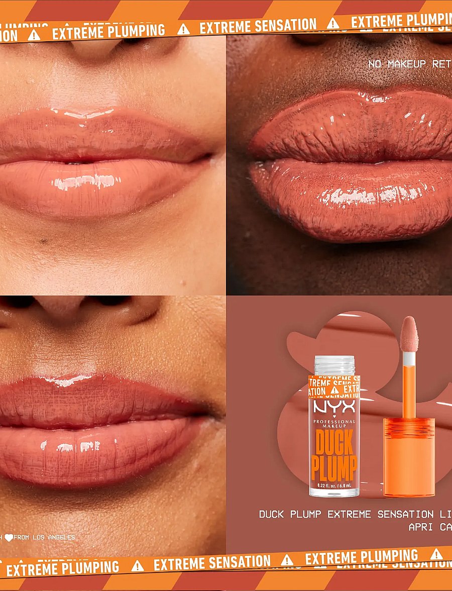 NYX Professional Makeup - NYX Professional Makeup Duck Plump Lip Gloss 04 Apri-Caught 7 ml - apri-caught - 0