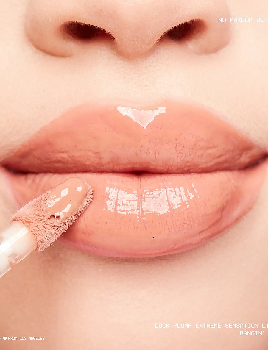 NYX Professional Makeup - NYX Professional Makeup Duck Plump Lip Gloss 02 Bangin' Bare 7 ml - bangin' bare - 0