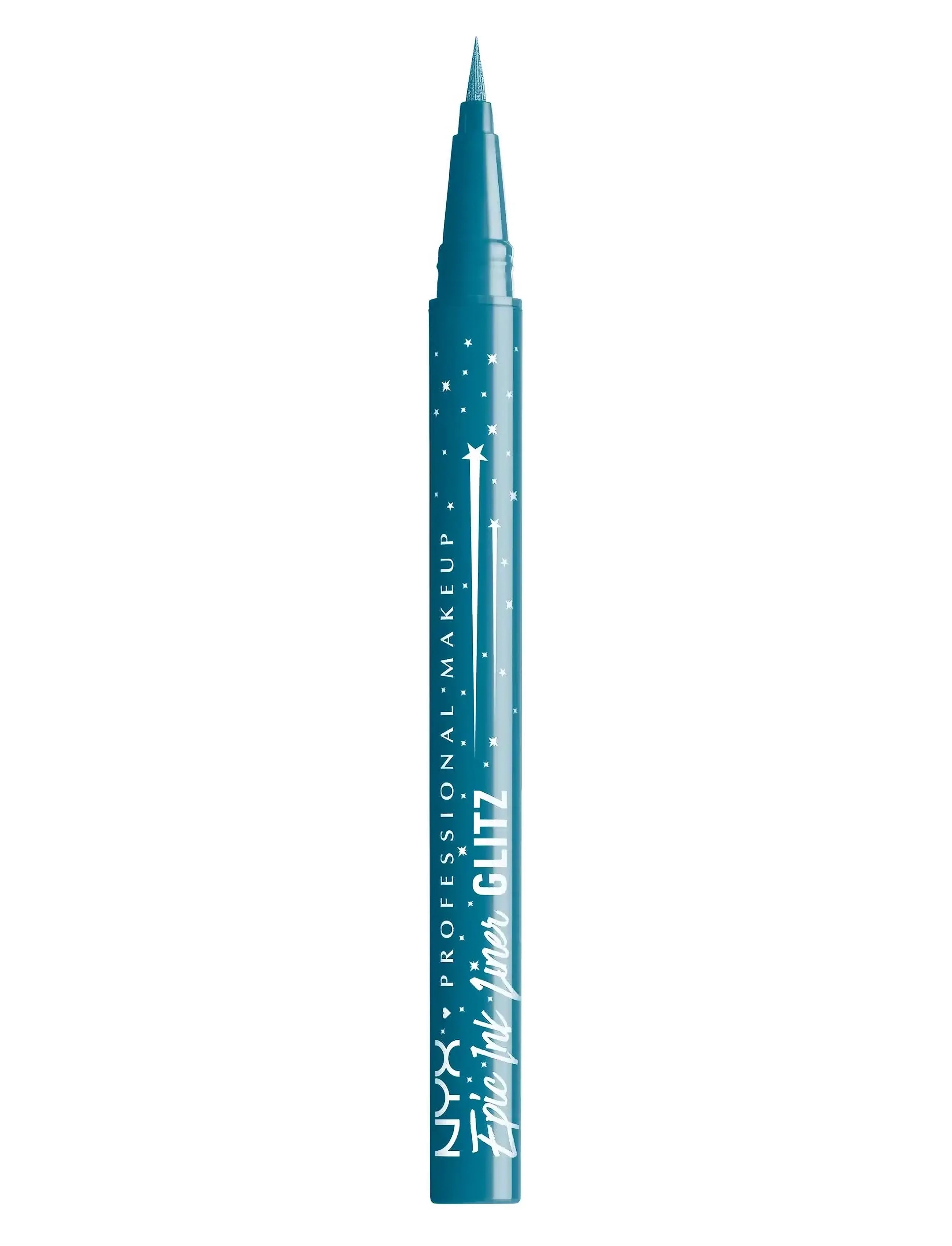 NYX Professional Makeup Epic Ink Liner Glitz Waterproof 01 Tapered Twinkle 0,01 G, Eyeliner, Blå, Str: 1 ML