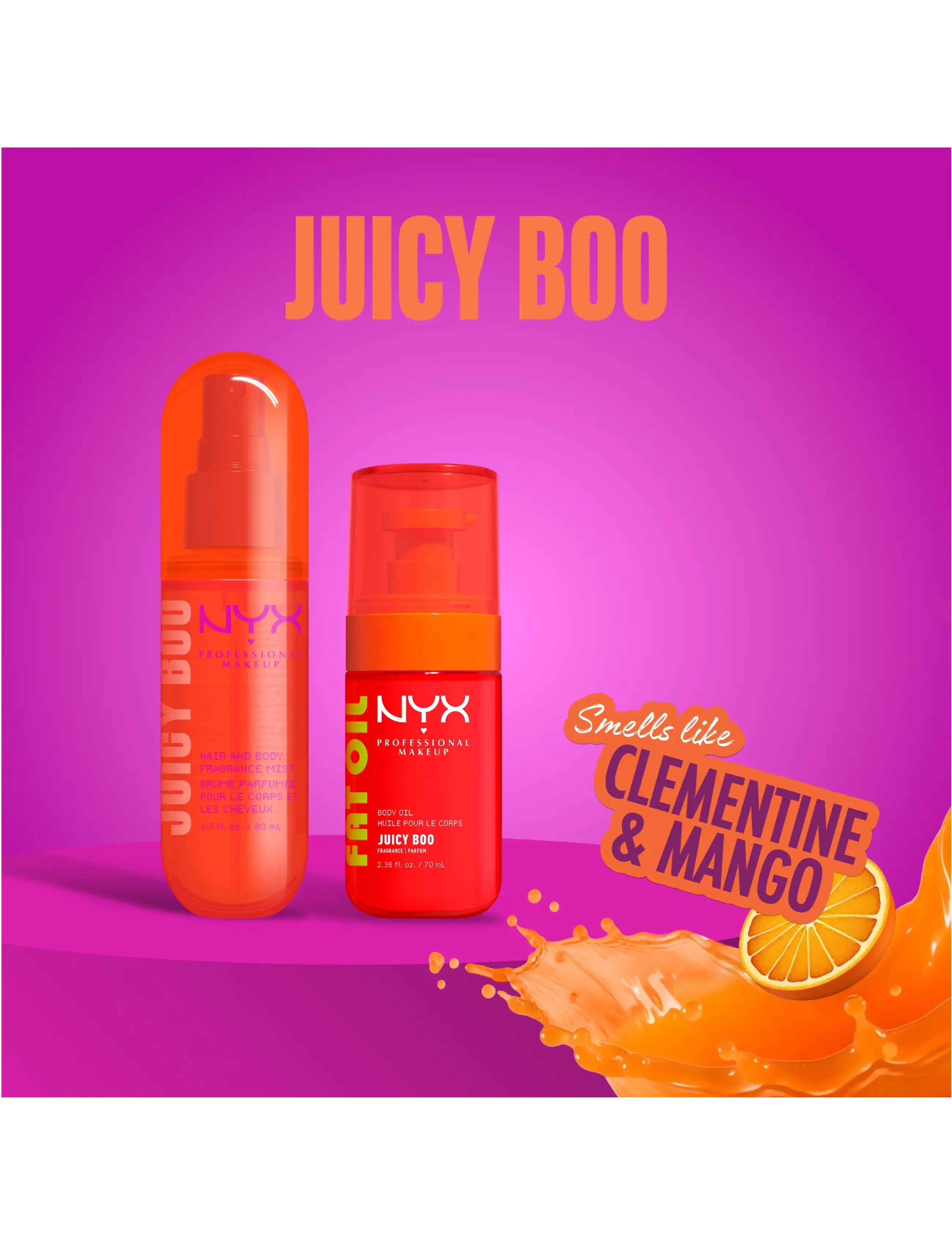 NYX Professional Makeup - NYX Professional Makeup Fat Oil Body Fragrance Mist - parfumer - juicy boo - 4
