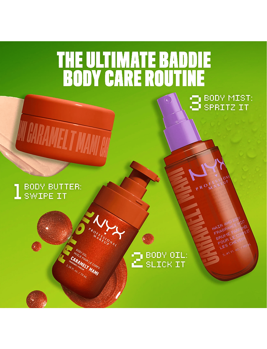 NYX Professional Makeup - NYX Professional Makeup Fat Oil Body Fragrance Mist - caramelt mami - 5