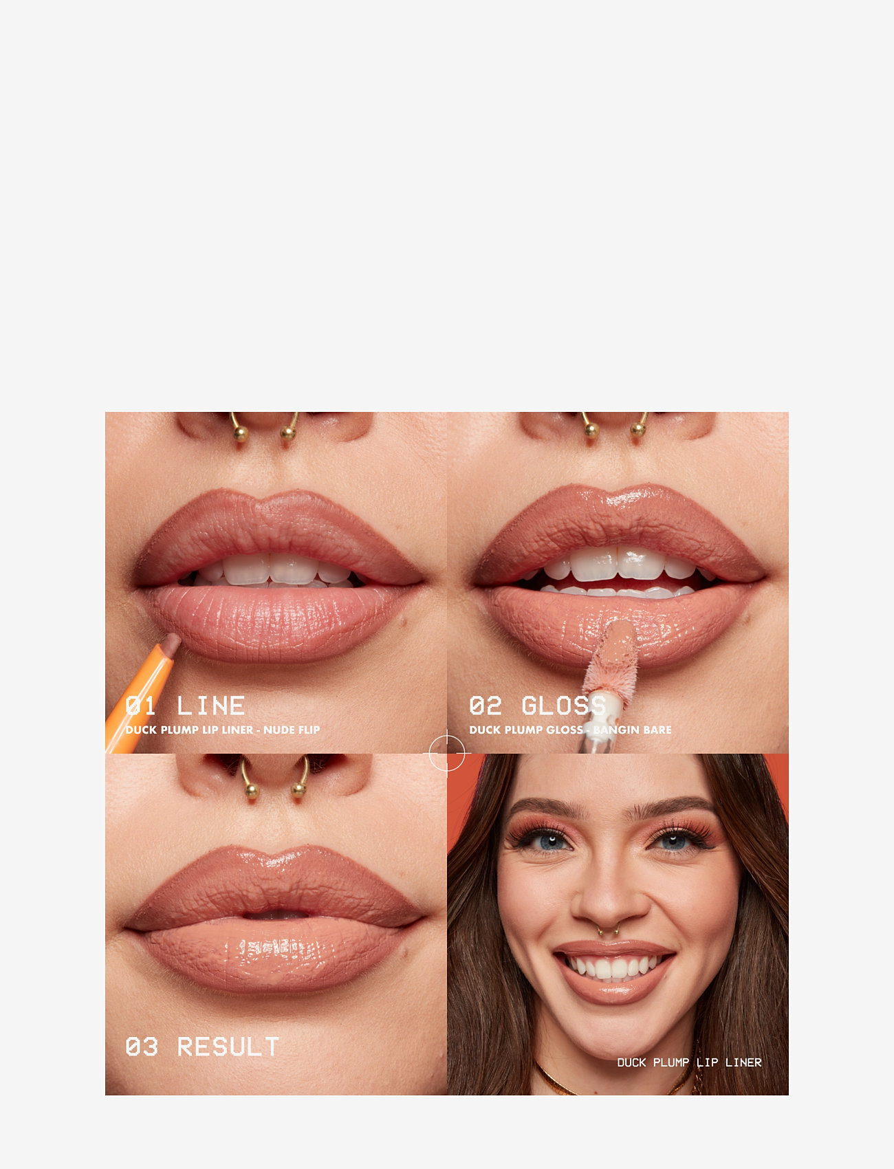 NYX Professional Makeup - NYX Professional Makeup Duck Plump Trickz lip lacquer 21 Onyx - Pected 7 ml - makeup - duckng clear - 4