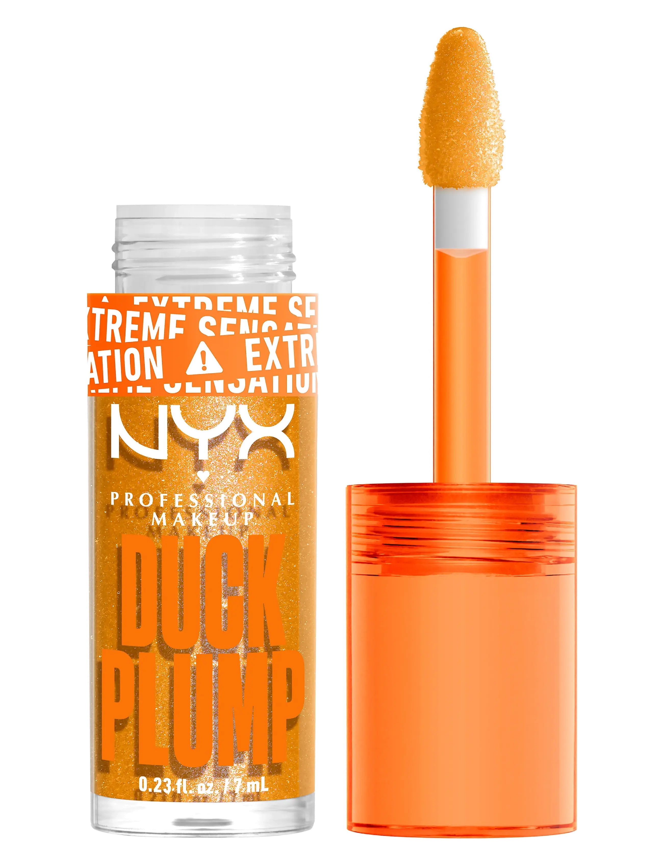 NYX Professional Makeup NYX Professional Makeup Duck Plump Trickz lip lacquer 21 Onyx - Pected 7 ml - NYX PROFESSIONAL MAKEUP - FLIPPIN' SLIME / yellow