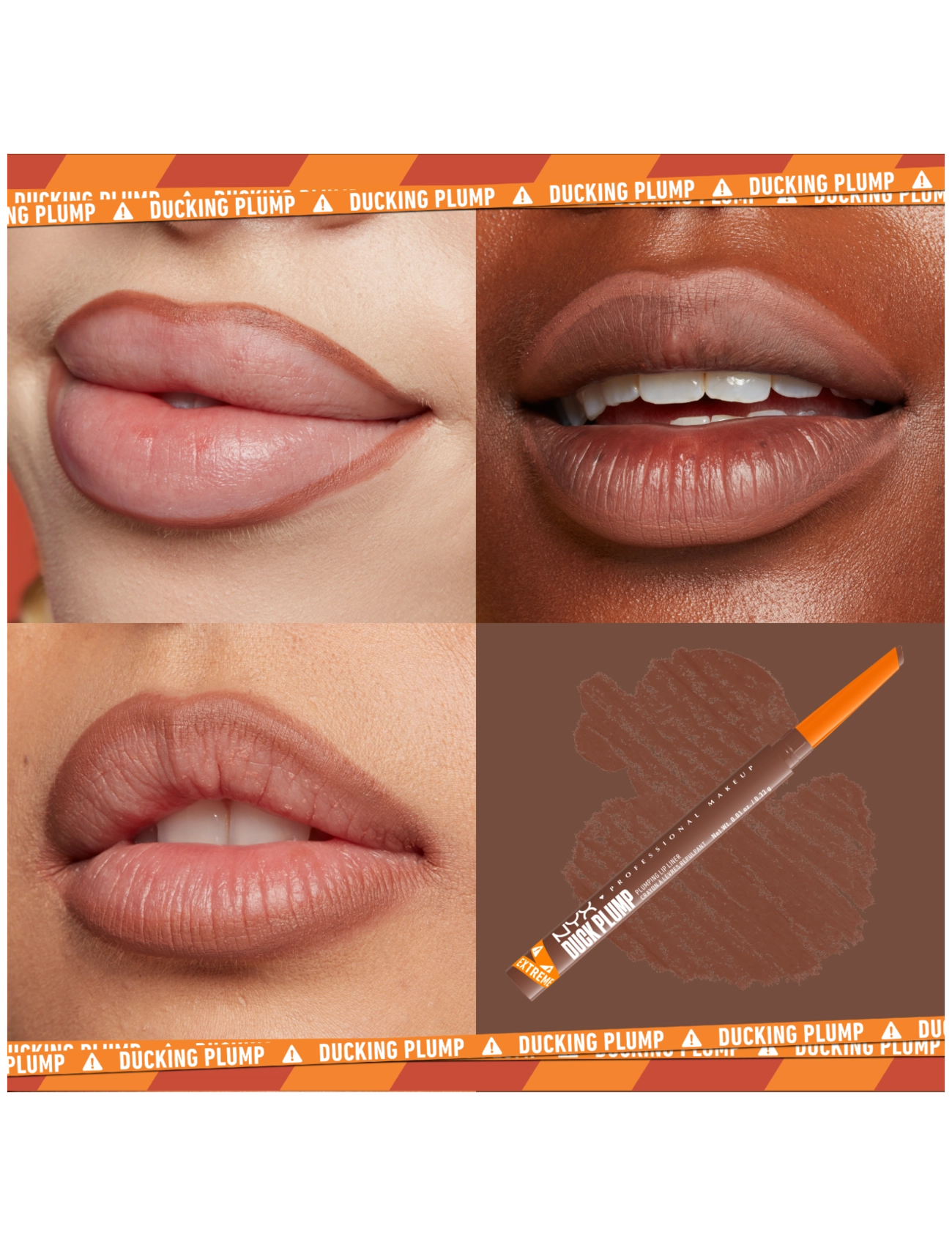 NYX Professional Makeup - NYX Professional Makeup Duck Plump Lip Liner läppenna 10 Syrnge Siena 0,33 g - makeup - beige boost - 1