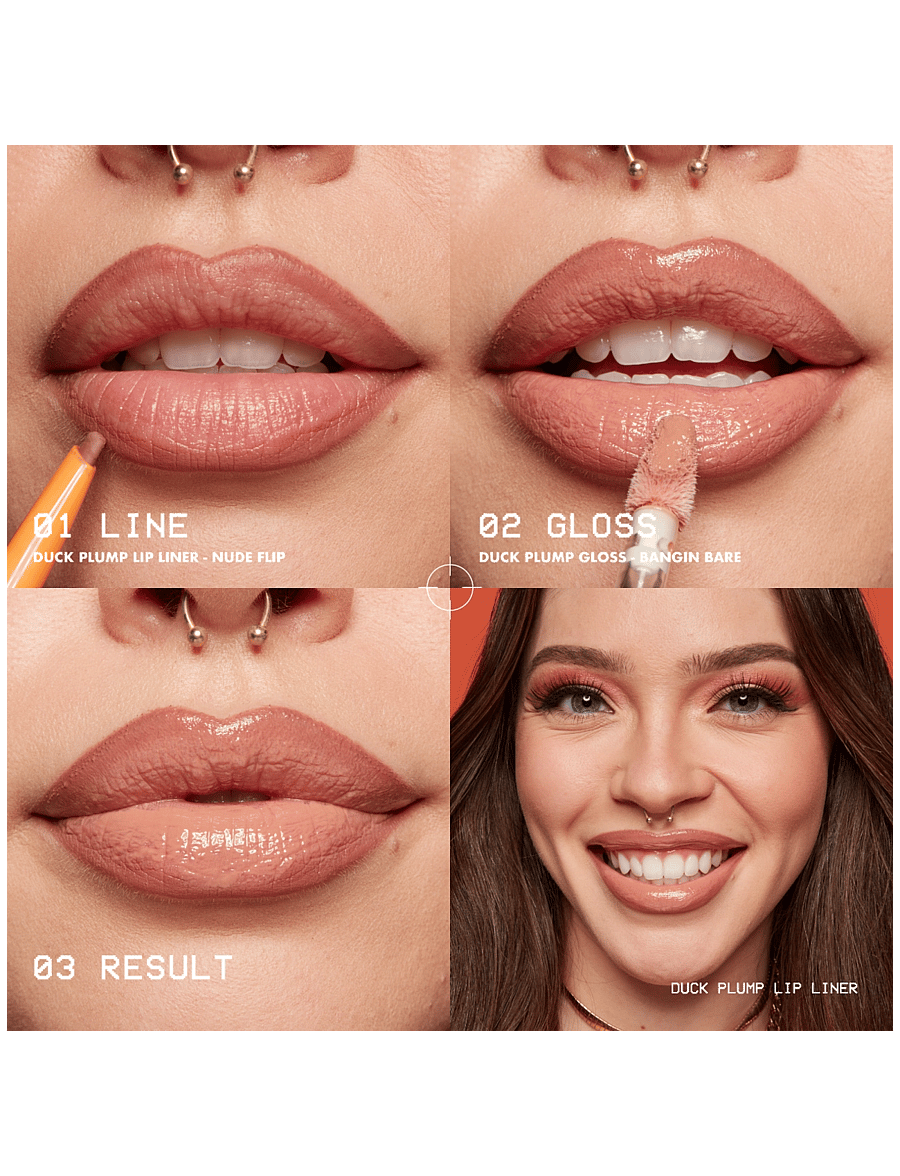 NYX Professional Makeup - NYX Professional Makeup Duck Plump Lip Liner läppenna 09 Beige Boost 0,33 g - makeup - beige boost - 4