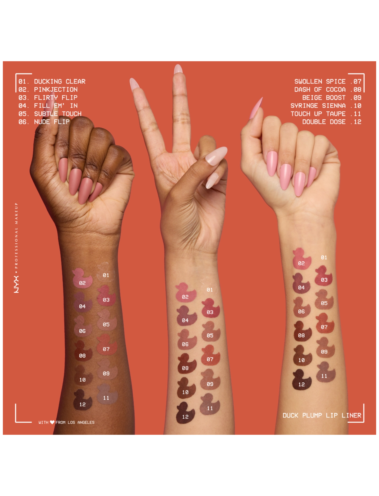 NYX Professional Makeup - NYX Professional Makeup Duck Plump Lip Liner läppenna 10 Syrnge Siena 0,33 g - makeup - beige boost - 5