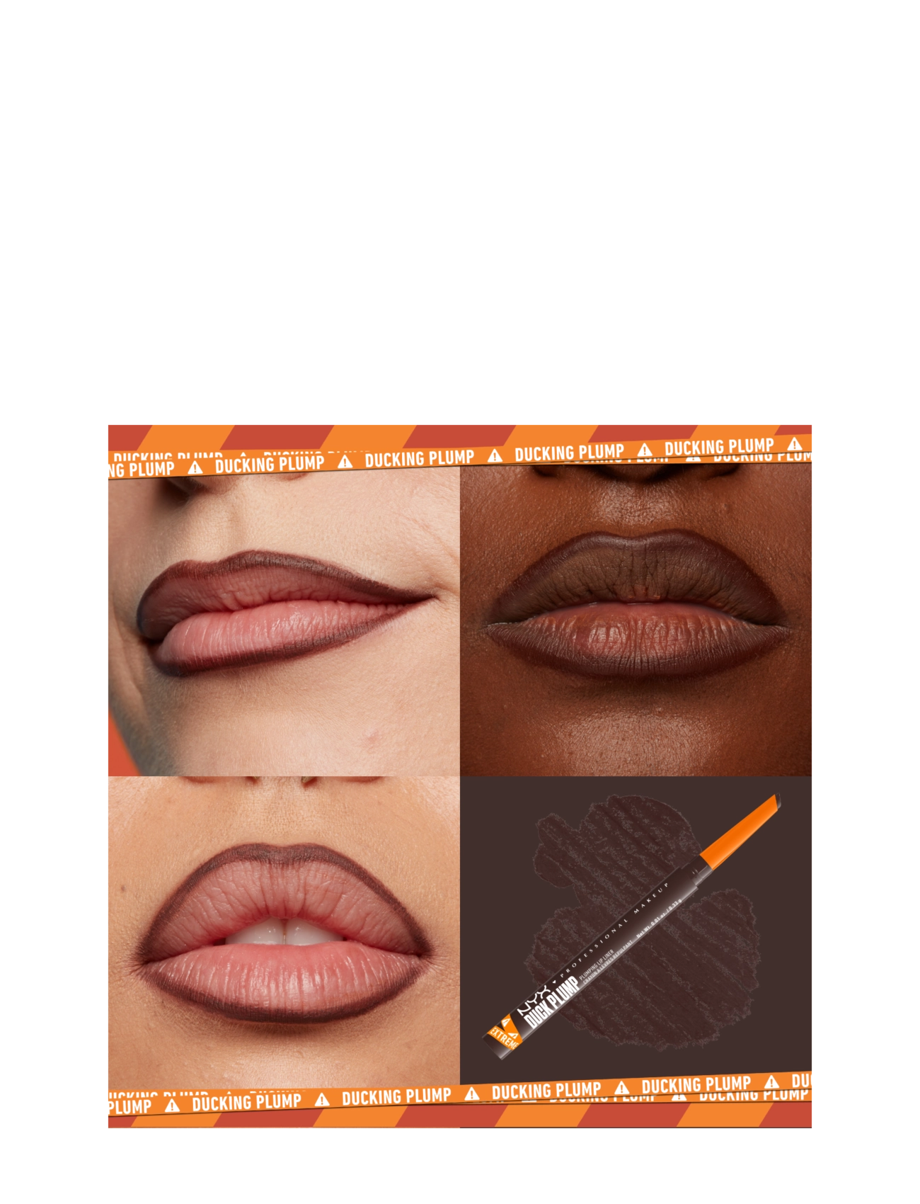 NYX Professional Makeup - NYX Professional Makeup Duck Plump Lip Liner läppenna 06 Nude Flip 0,33 g - festtøj til outletpriser - double dose - 1