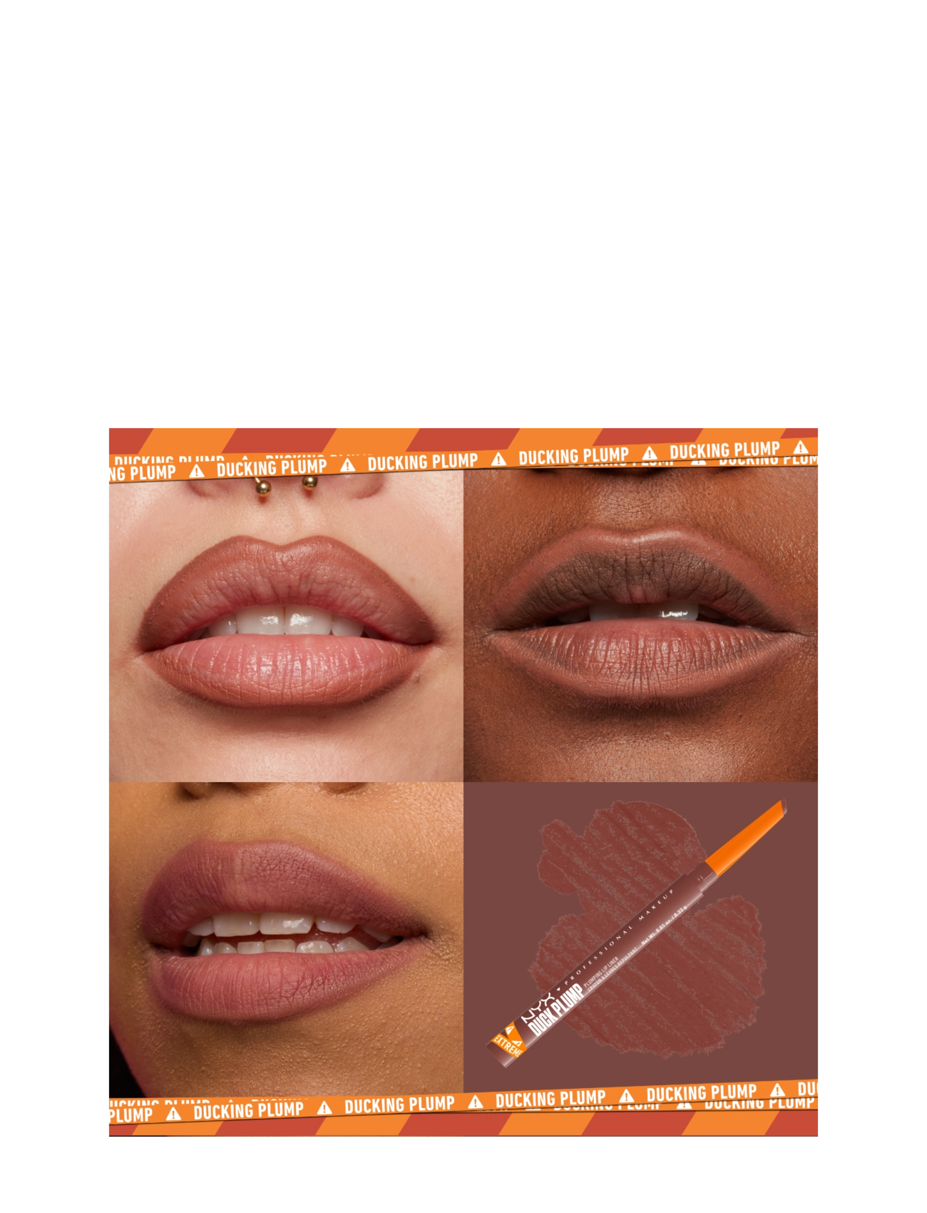 NYX Professional Makeup - NYX Professional Makeup Duck Plump Lip Liner läppenna 10 Syrnge Siena 0,33 g - makeup - nude flip - 1